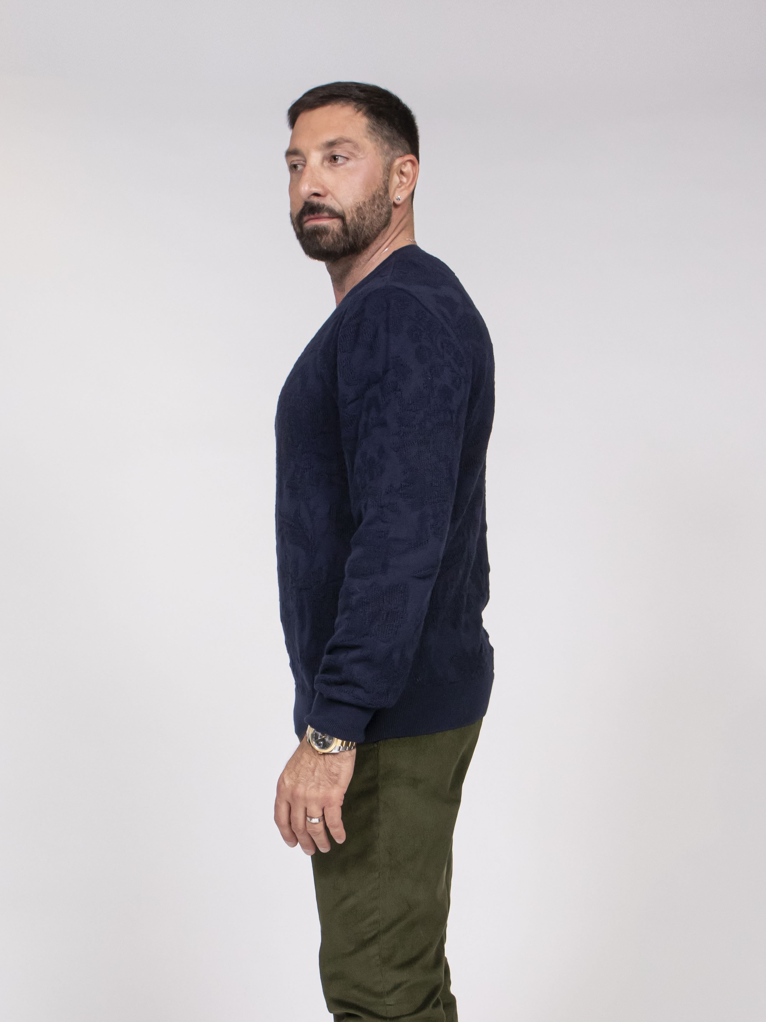 Etro Maglia B0065 NAVY