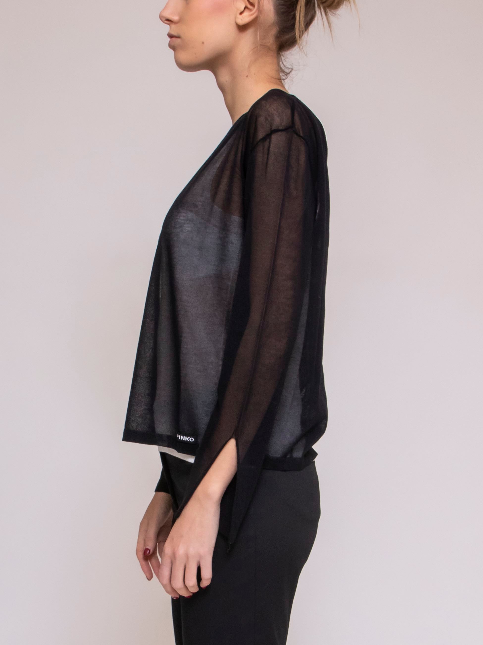 Pinko Maglia Cotton ZZ2 NERO/BIANCO