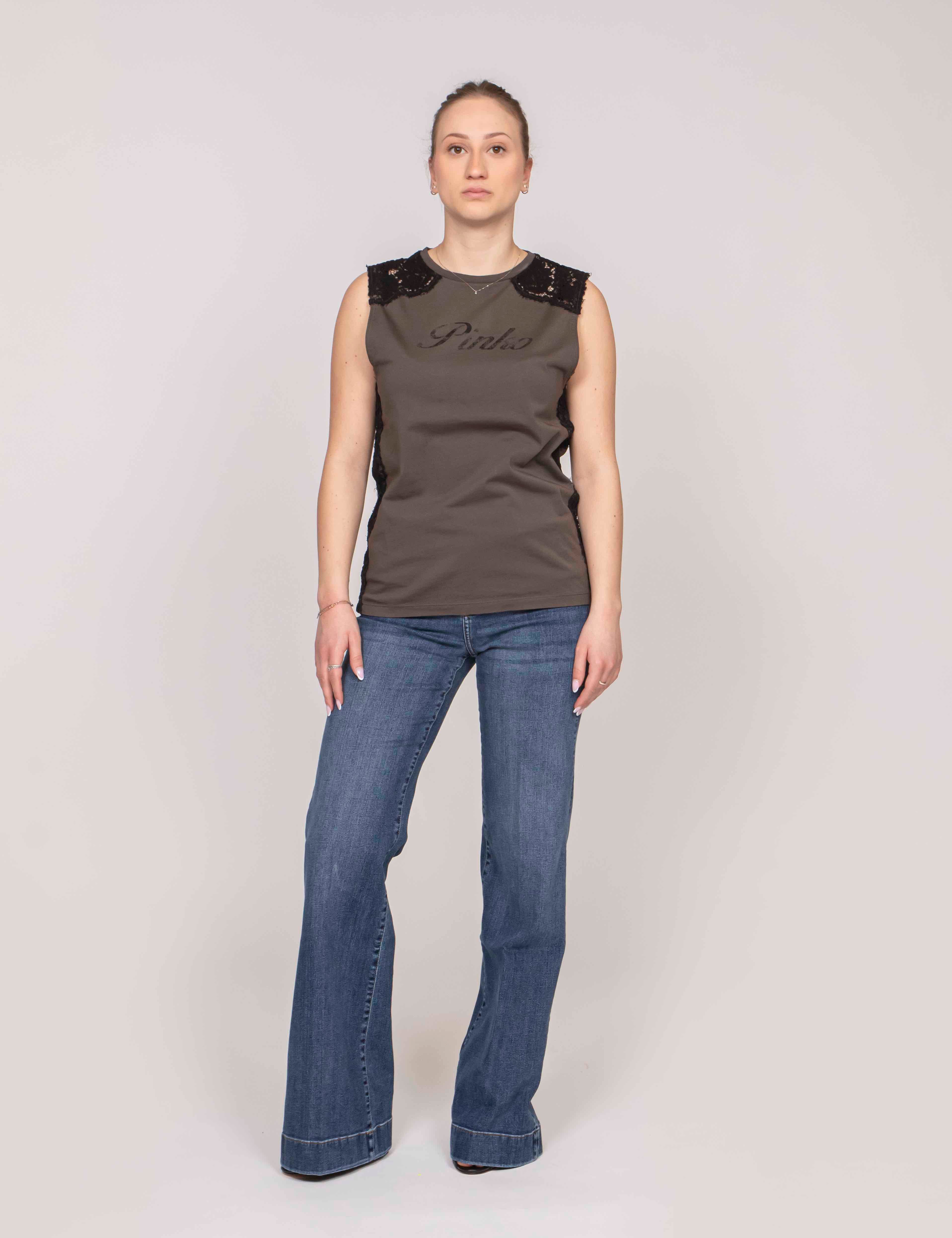 Pinko Maglia Dawn L64 MARRONE - CAFFE