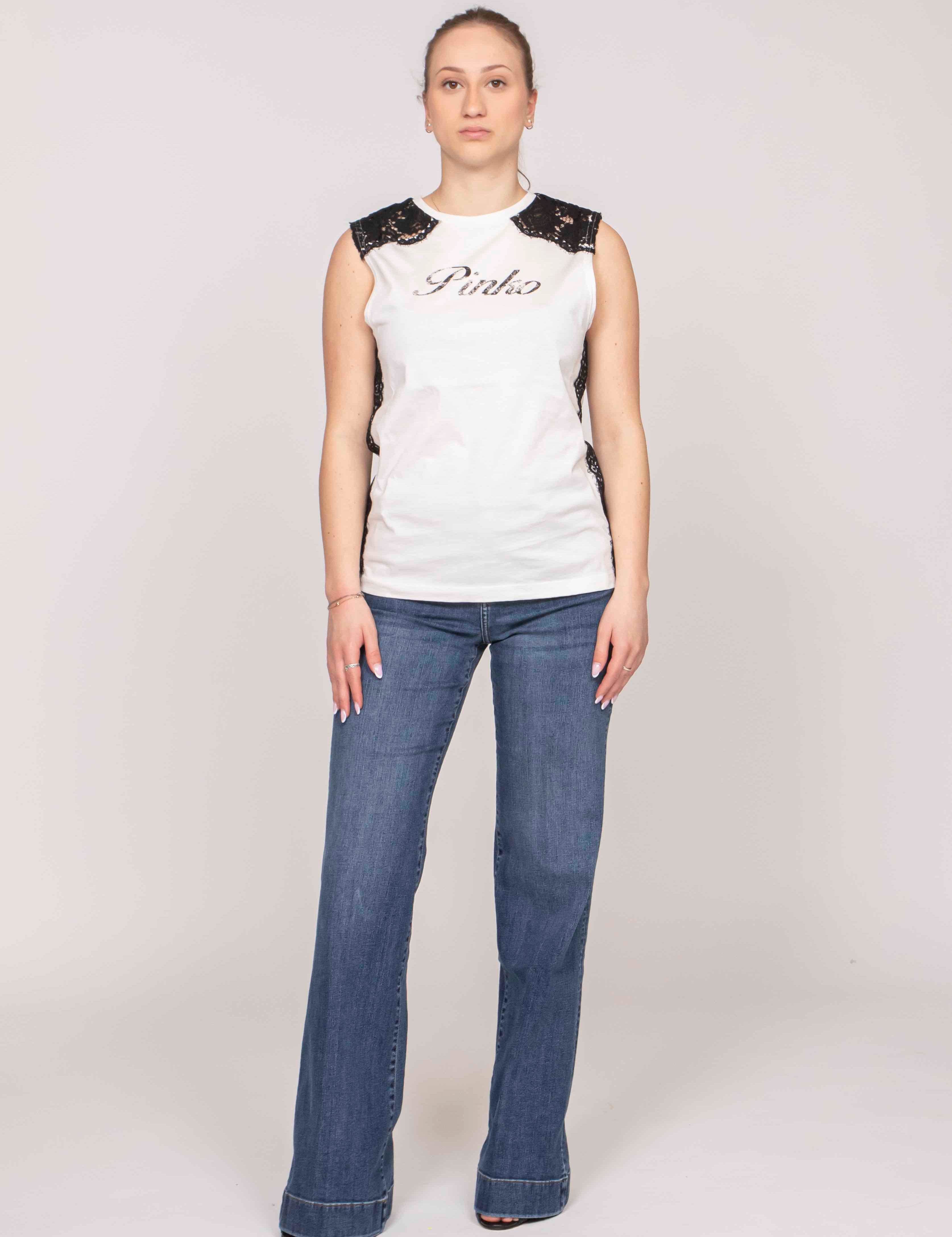 Pinko Maglia Dawn Z07 BIANCO SETA