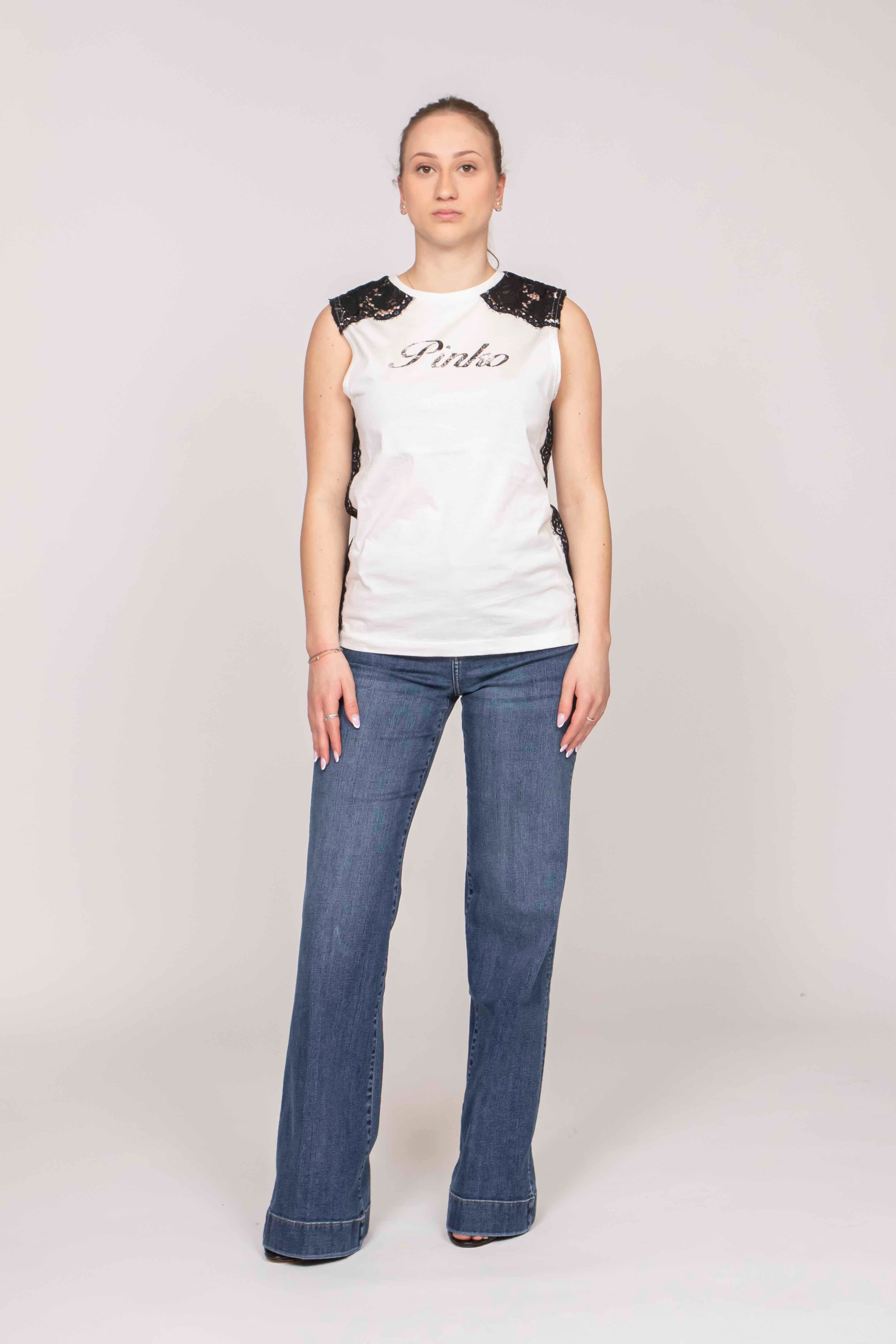 Pinko Maglia Dawn Z07 BIANCO SETA