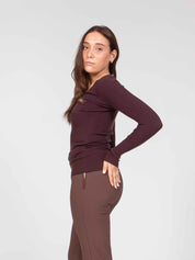 Elisabetta Franchi Maglia EA4 MERLOT
