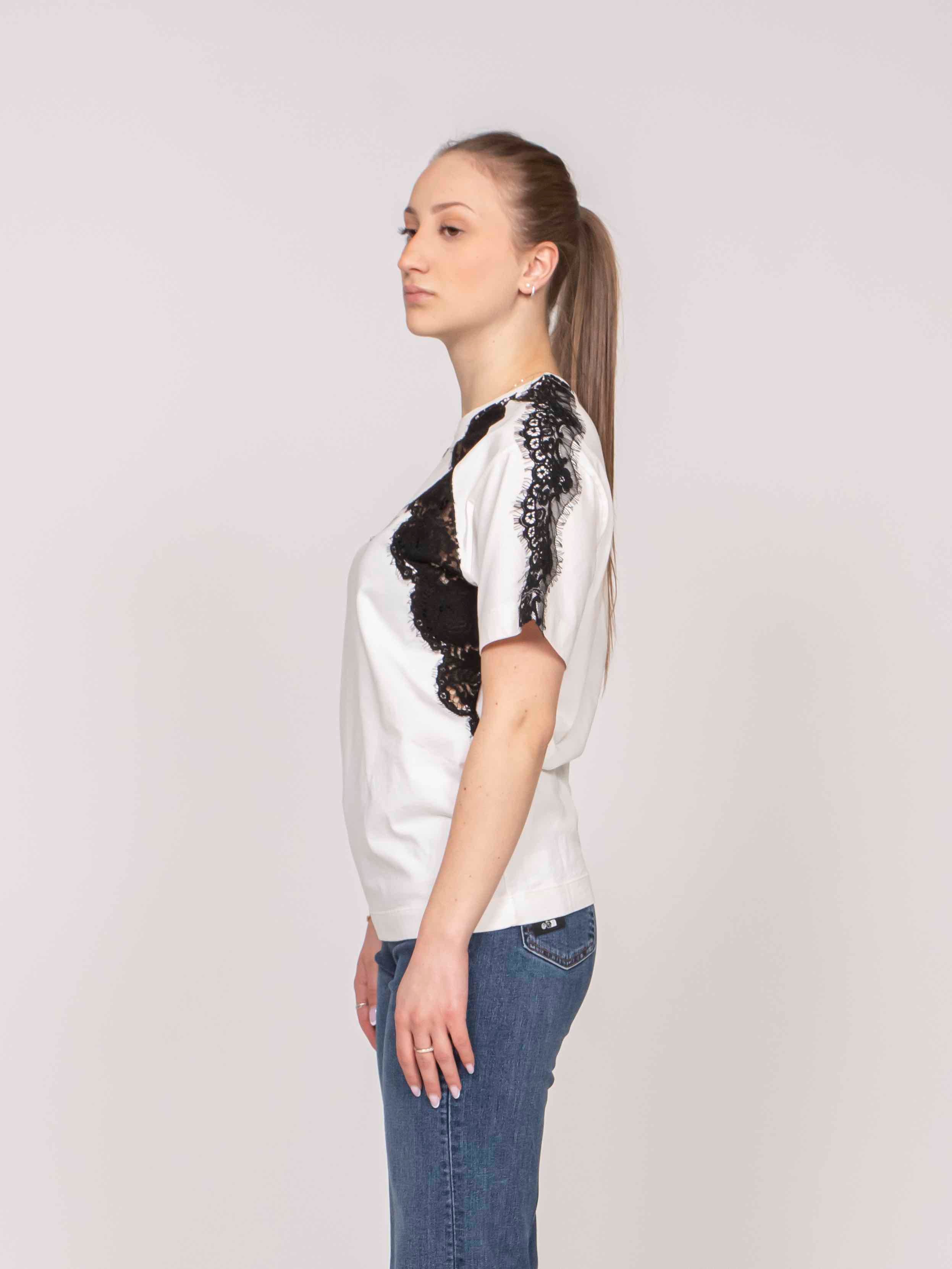 Pinko Maglia Esther Z07 BIANCO SETA