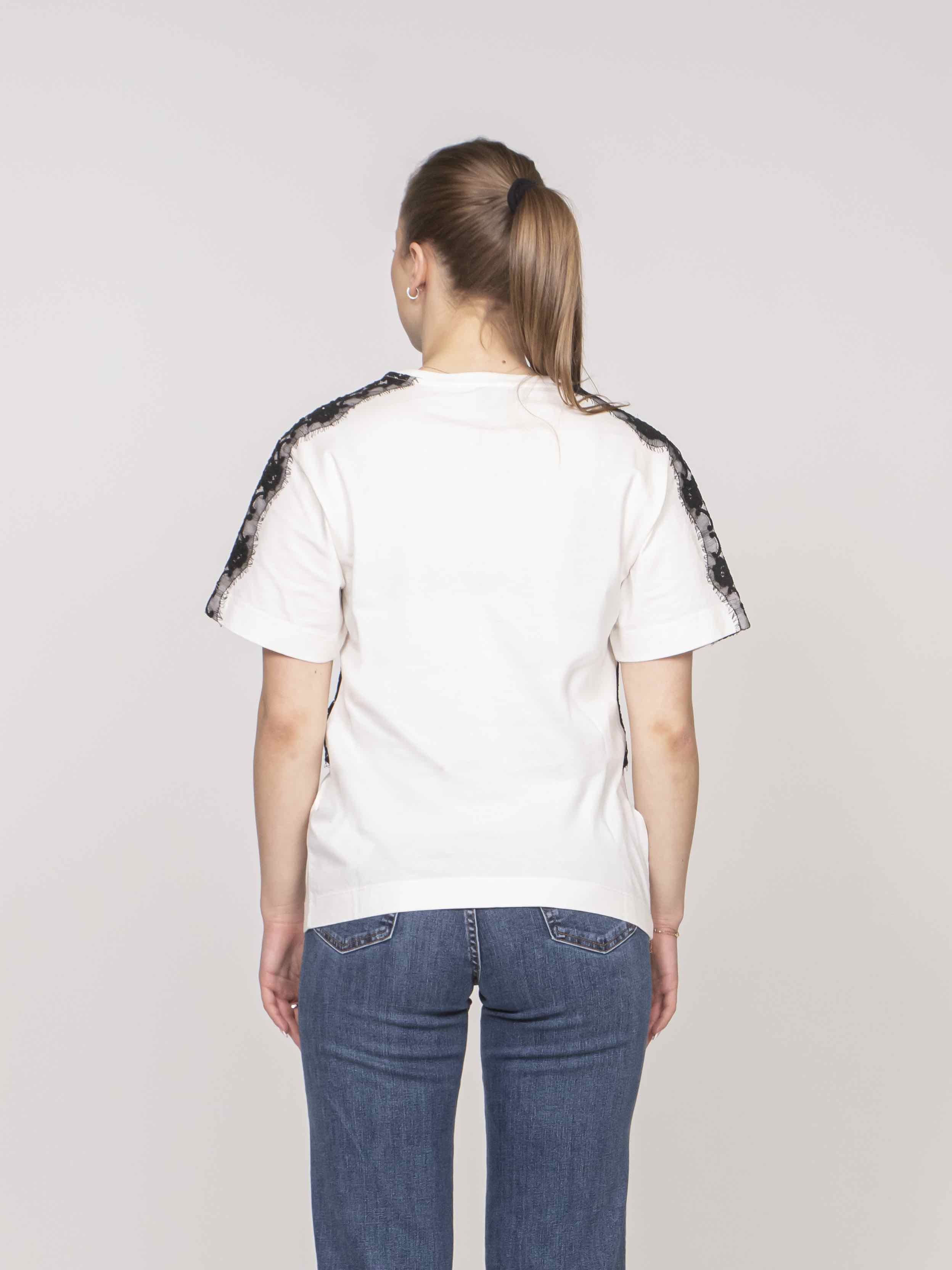 Pinko Maglia Esther Z07 BIANCO SETA