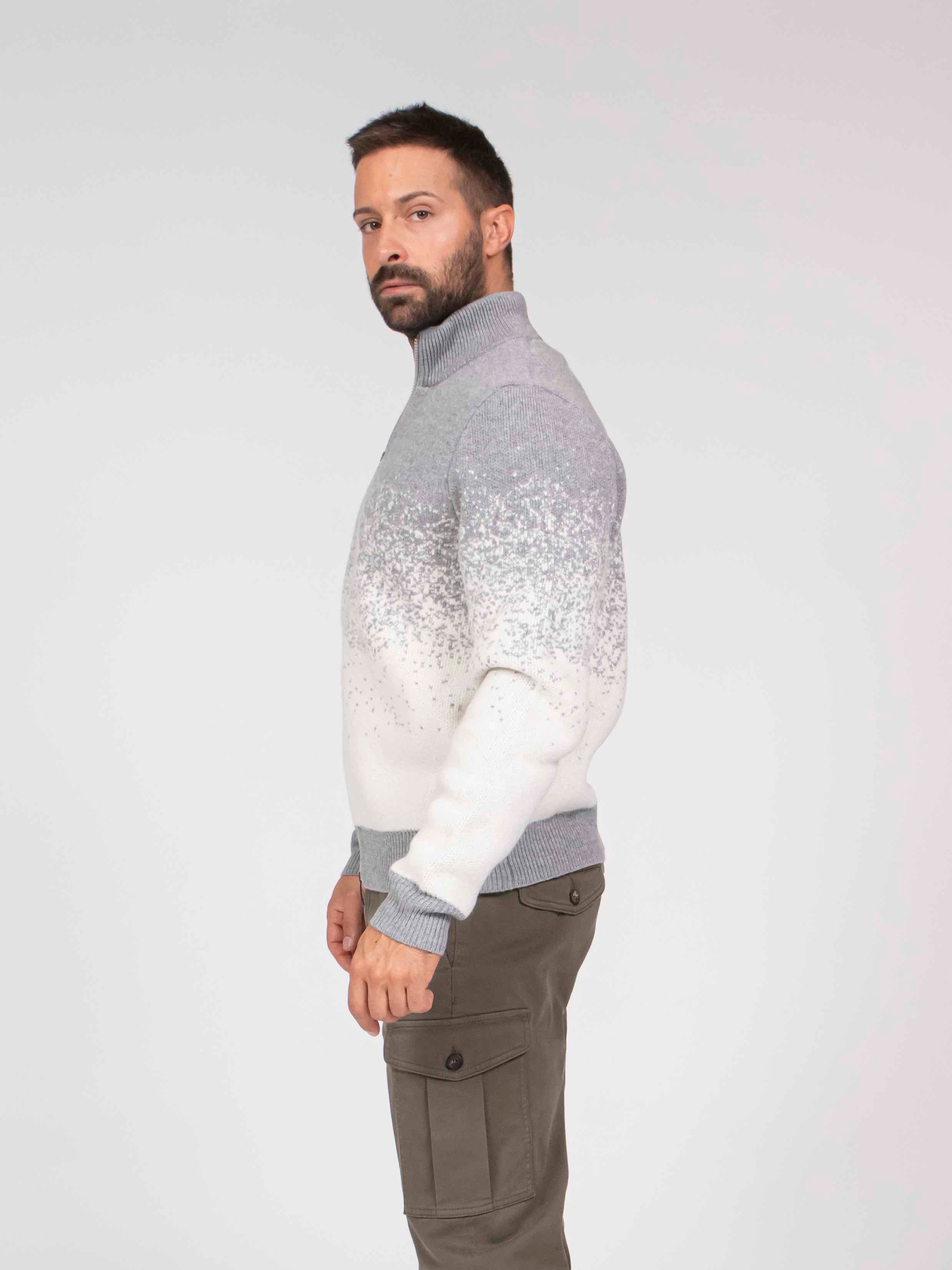 Peserico Maglia Full Zip 71N GRIGIO PIETRA