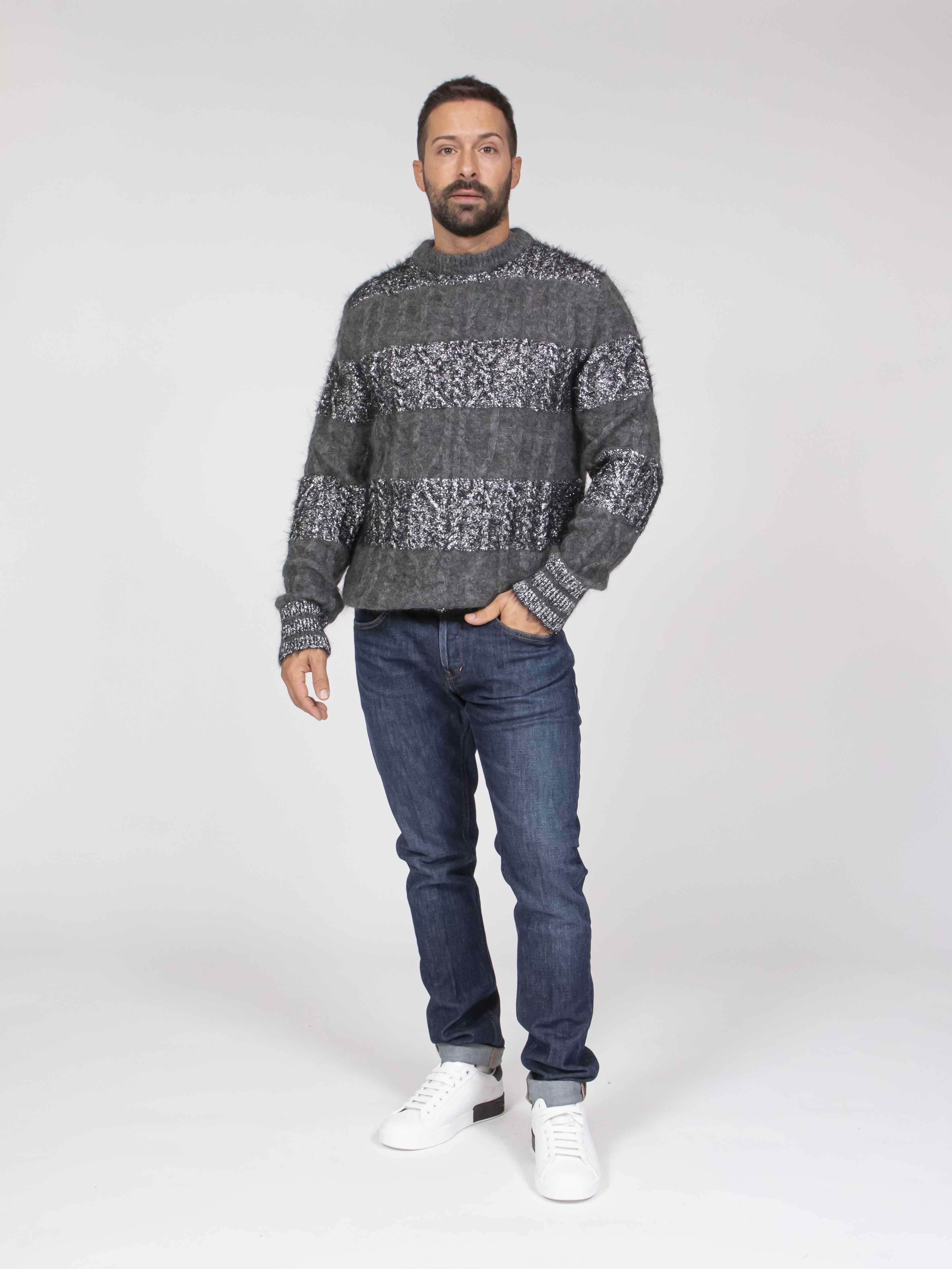 Amaranto Maglia FV 450 NERO/SILVER