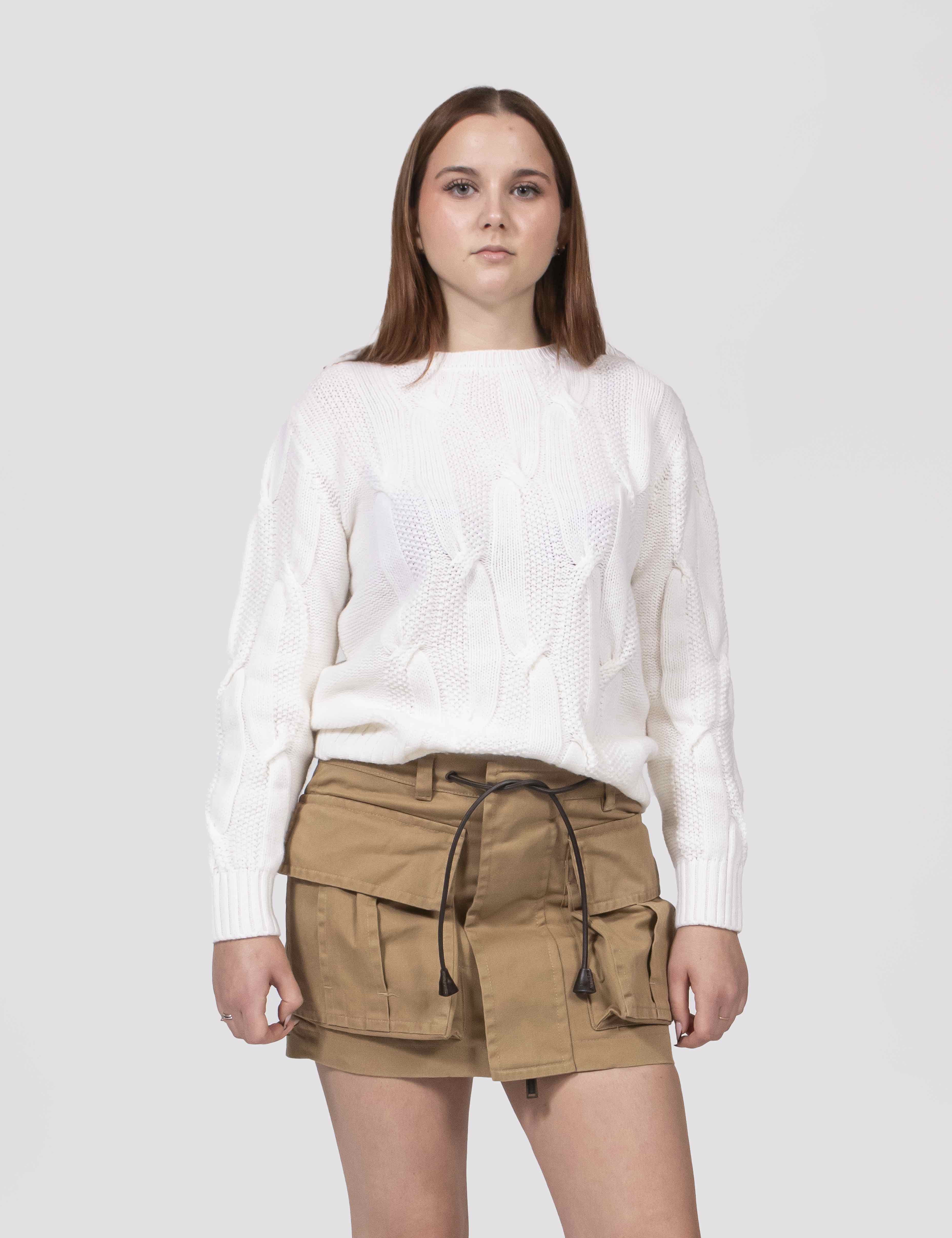 Anneclaire Maglia Girocollo 201 AVORIO