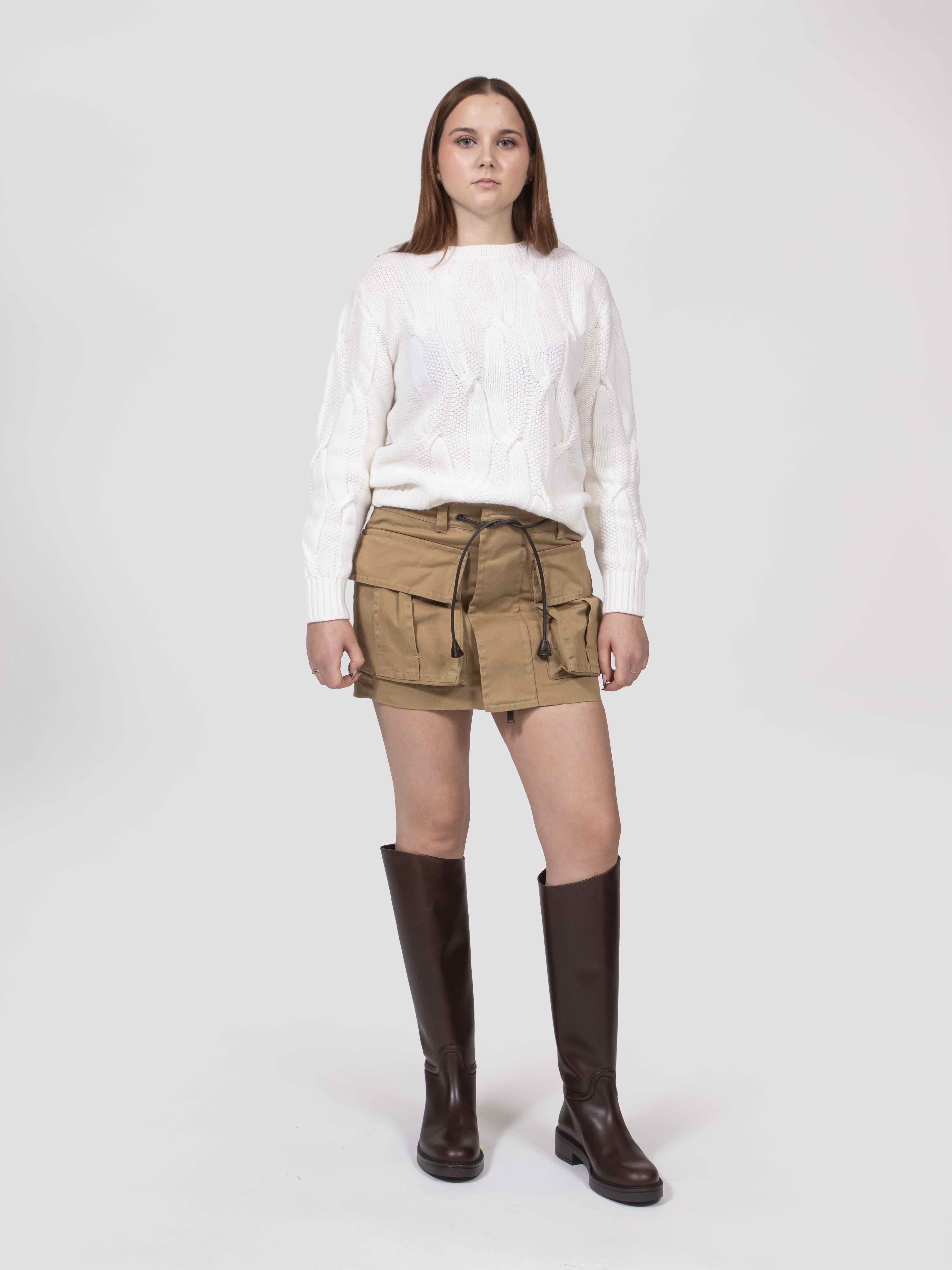 Anneclaire Maglia Girocollo 201 AVORIO