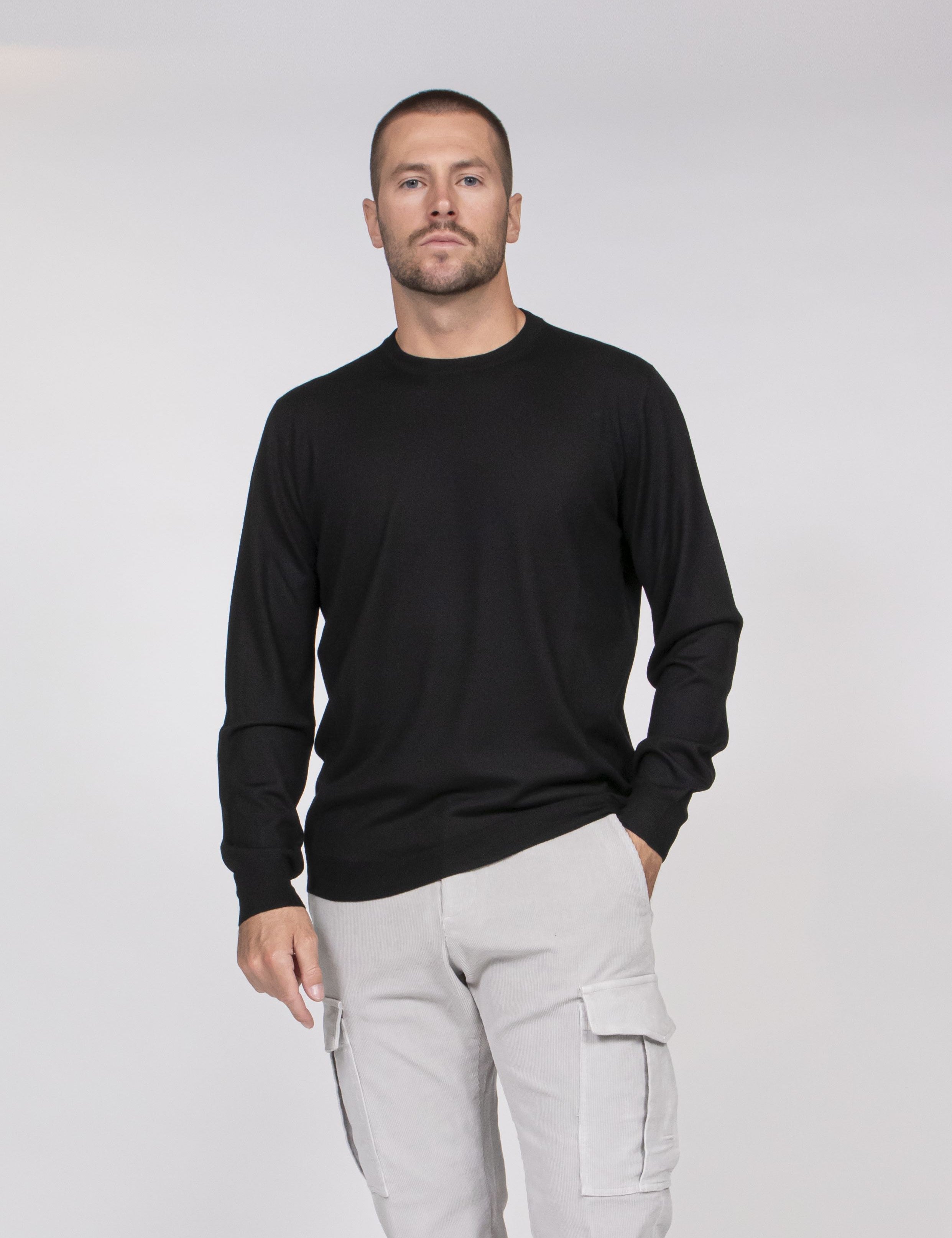 Mauro Ottaviani Maglia Girocollo E30060 NERO