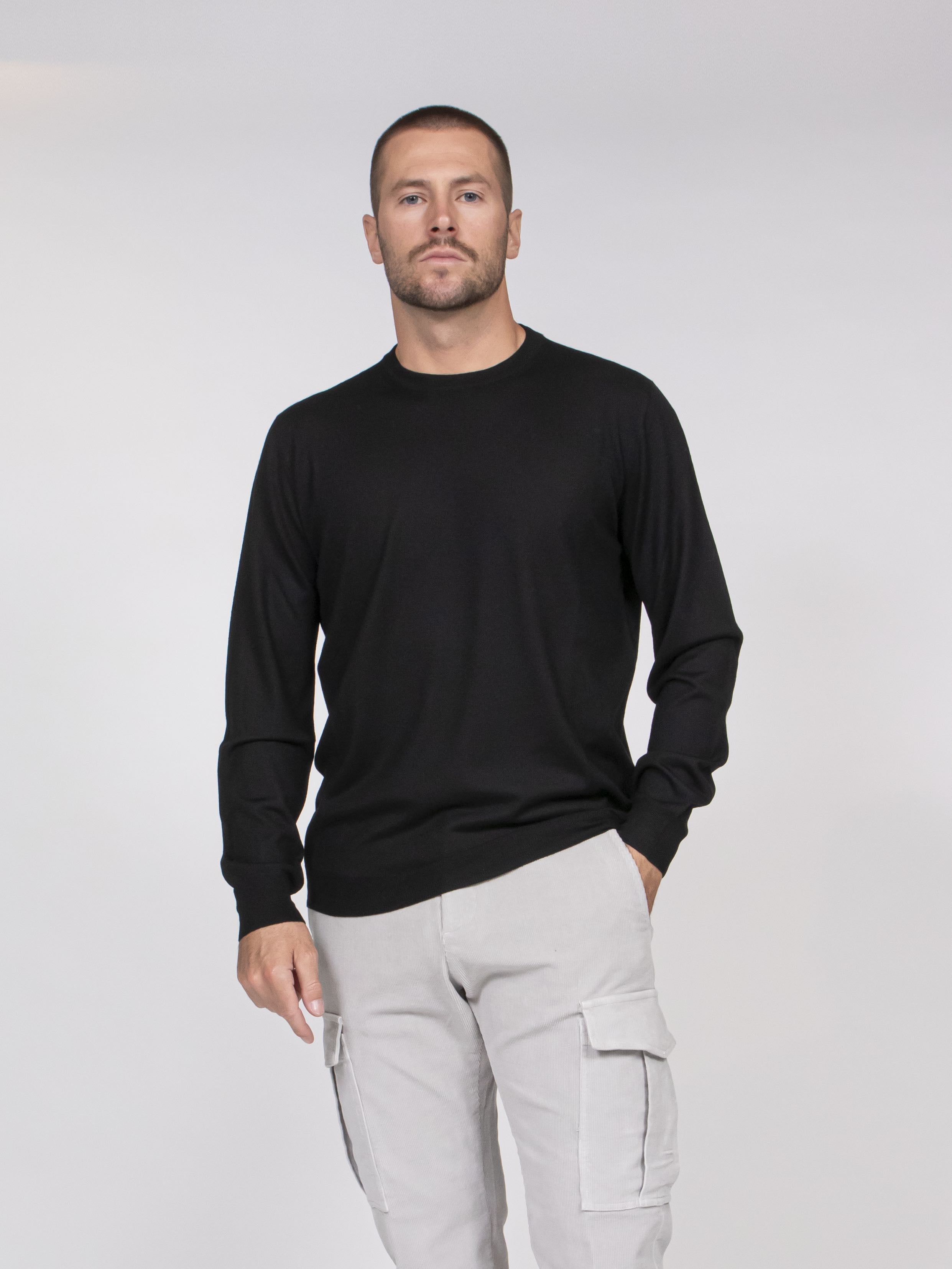 Mauro Ottaviani Maglia Girocollo E30060 NERO