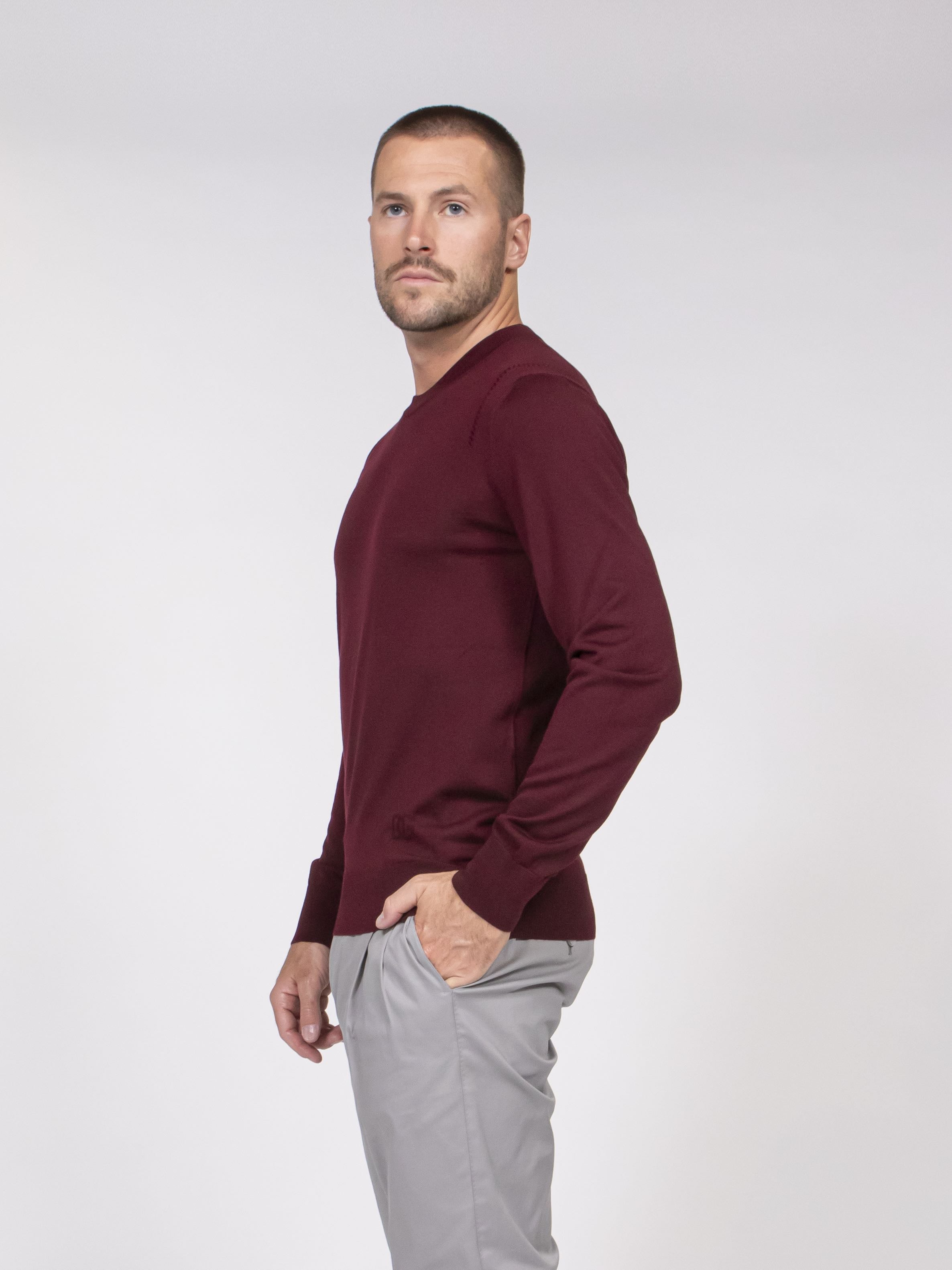 Dolce & Gabbana Maglia Girocollo F0130 MELANZANA SCURO