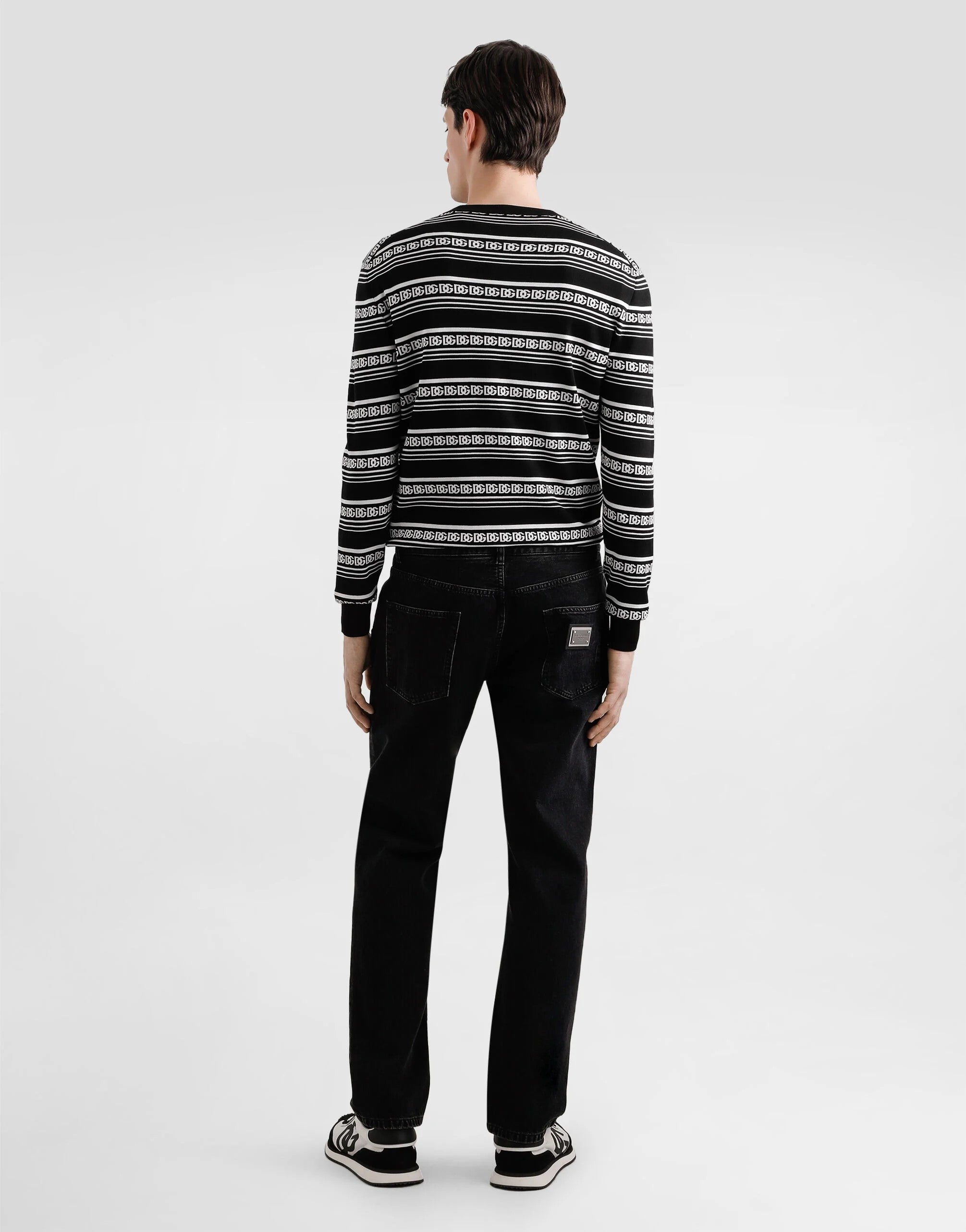 Dolce & Gabbana Maglia Girocollo N0004 NERO/BIANCO