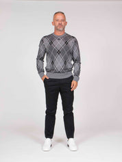 Dolce & Gabbana Maglia Girocollo N9860 NERO/GRIGIO/PANNA