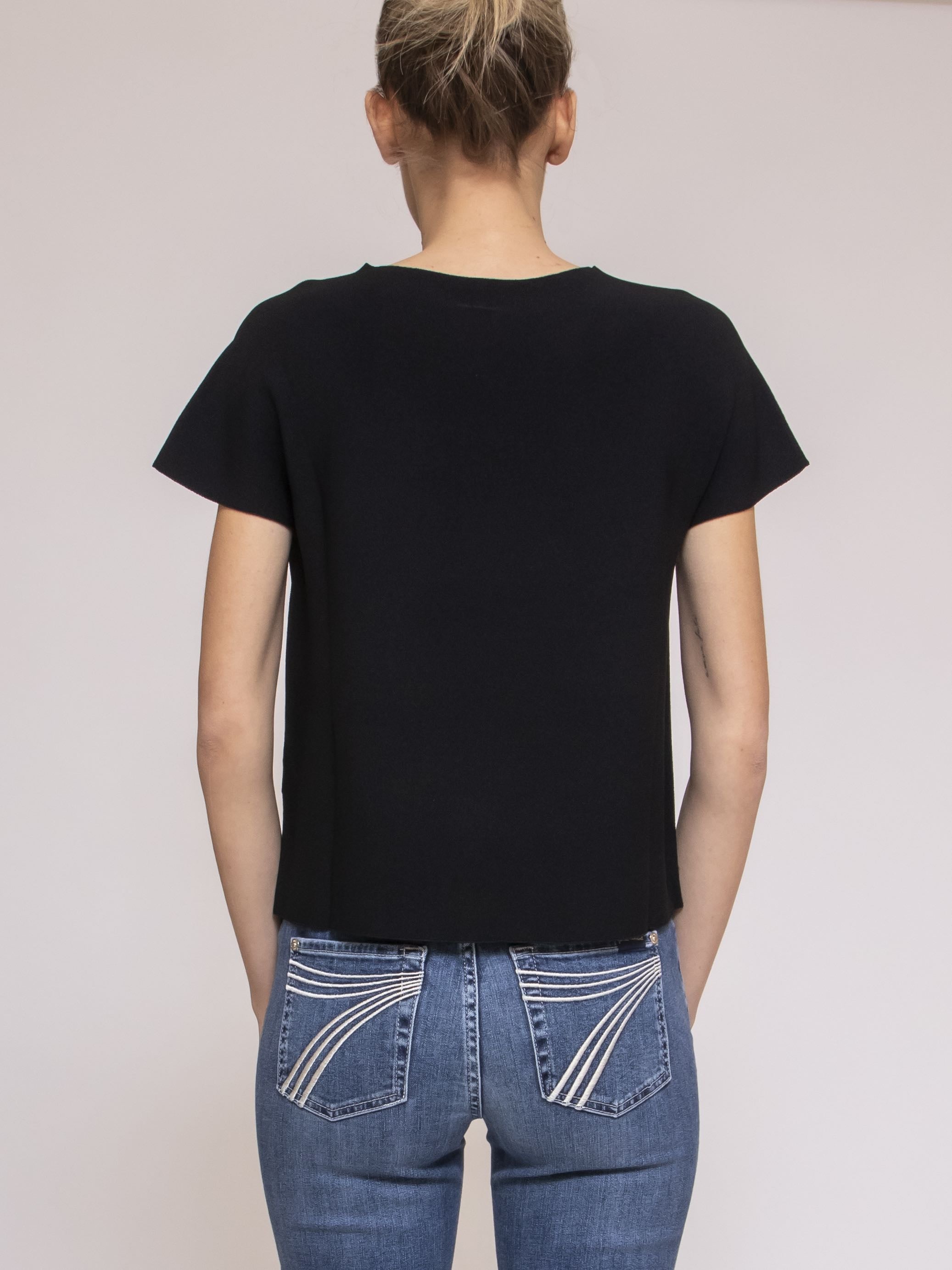 Liviana Conti Maglia Man.corte Y69-0 NERO