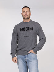 Moschino Maglia Misto Lana Cashmere 0506 GRIGIO