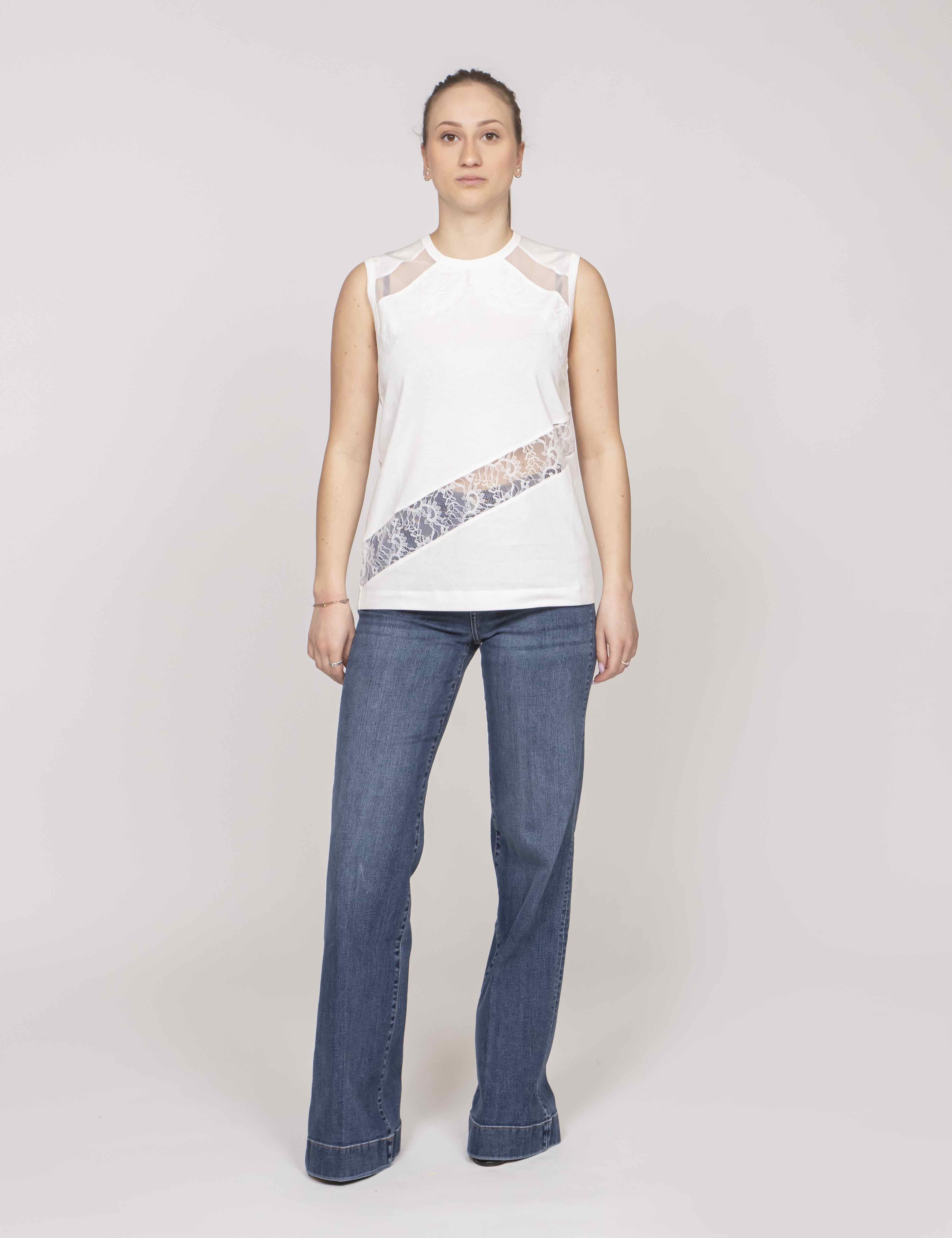 Pinko Maglia Molly Z05 BIANCO-BIANCANEVE
