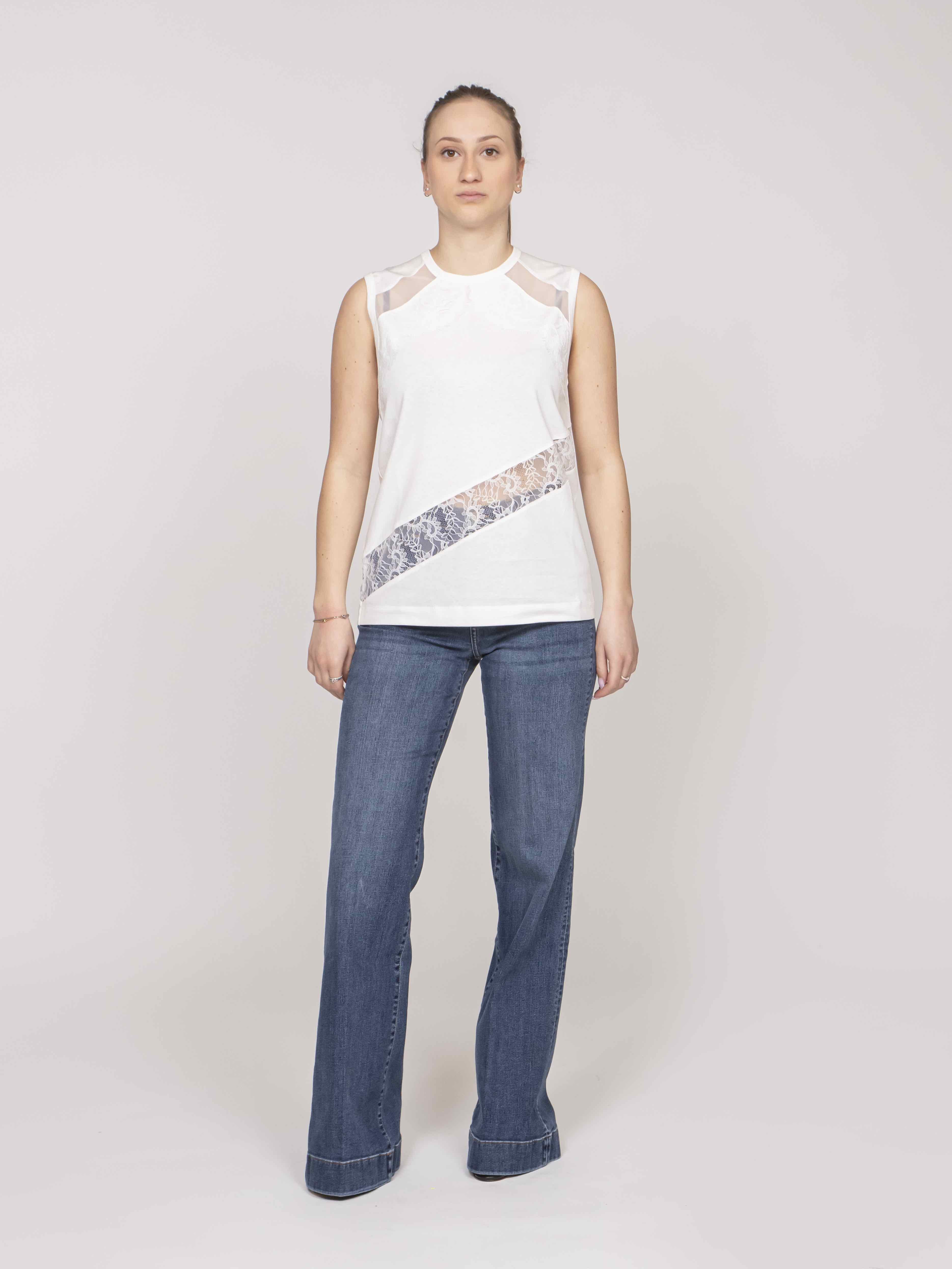 Pinko Maglia Molly Z05 BIANCO-BIANCANEVE