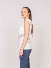 Pinko Maglia Molly Z05 BIANCO-BIANCANEVE