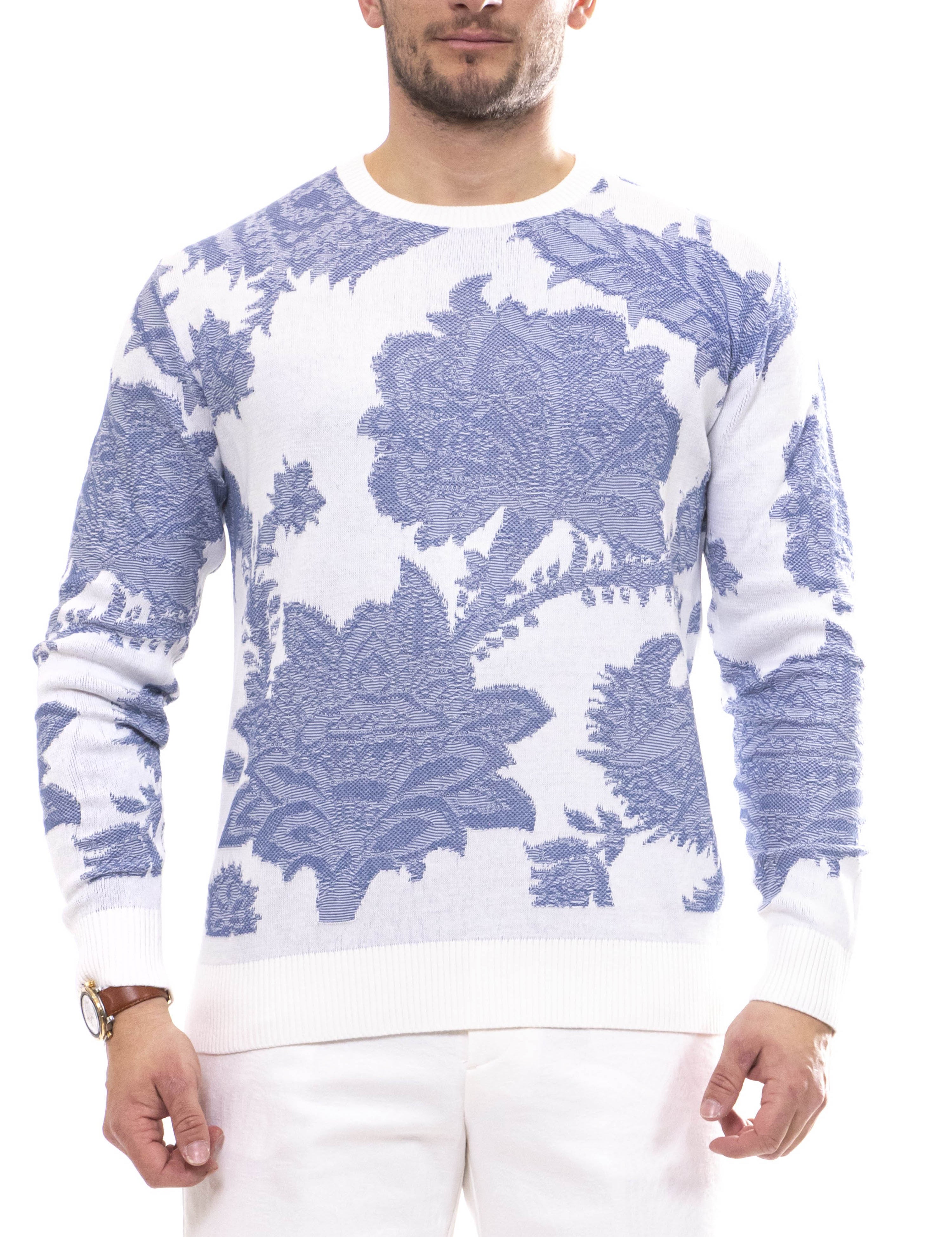 Etro Maglia S8478 BICOLORE