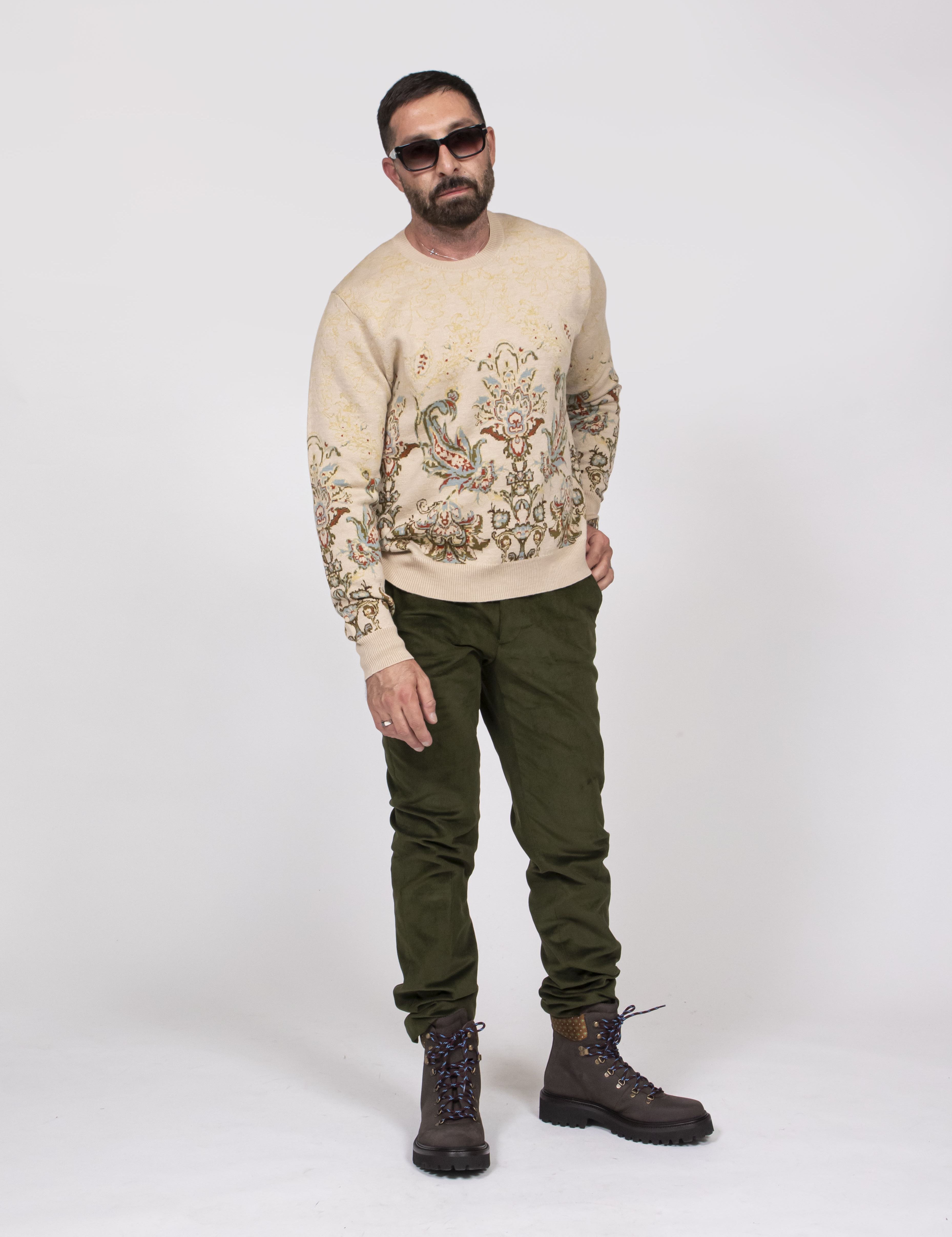 Etro Maglia S9820 F.DO BEIGE