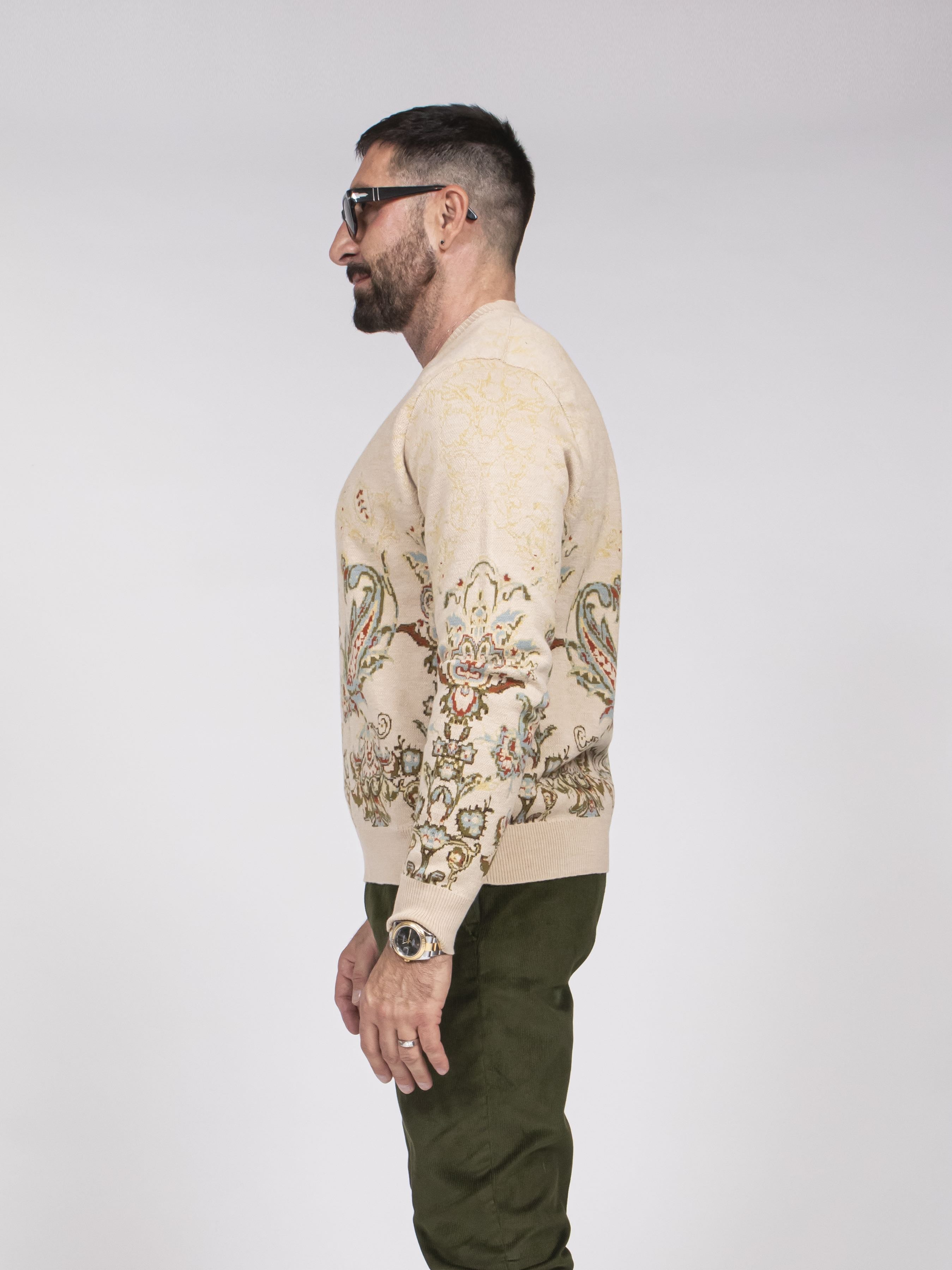 Etro Maglia S9820 F.DO BEIGE