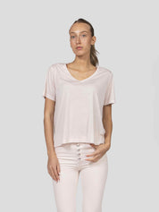 Dondup Maglia Scollo V 511 ROSA