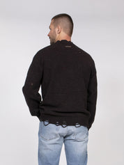 Moschino Maglia Shetland 0102 MARRONE