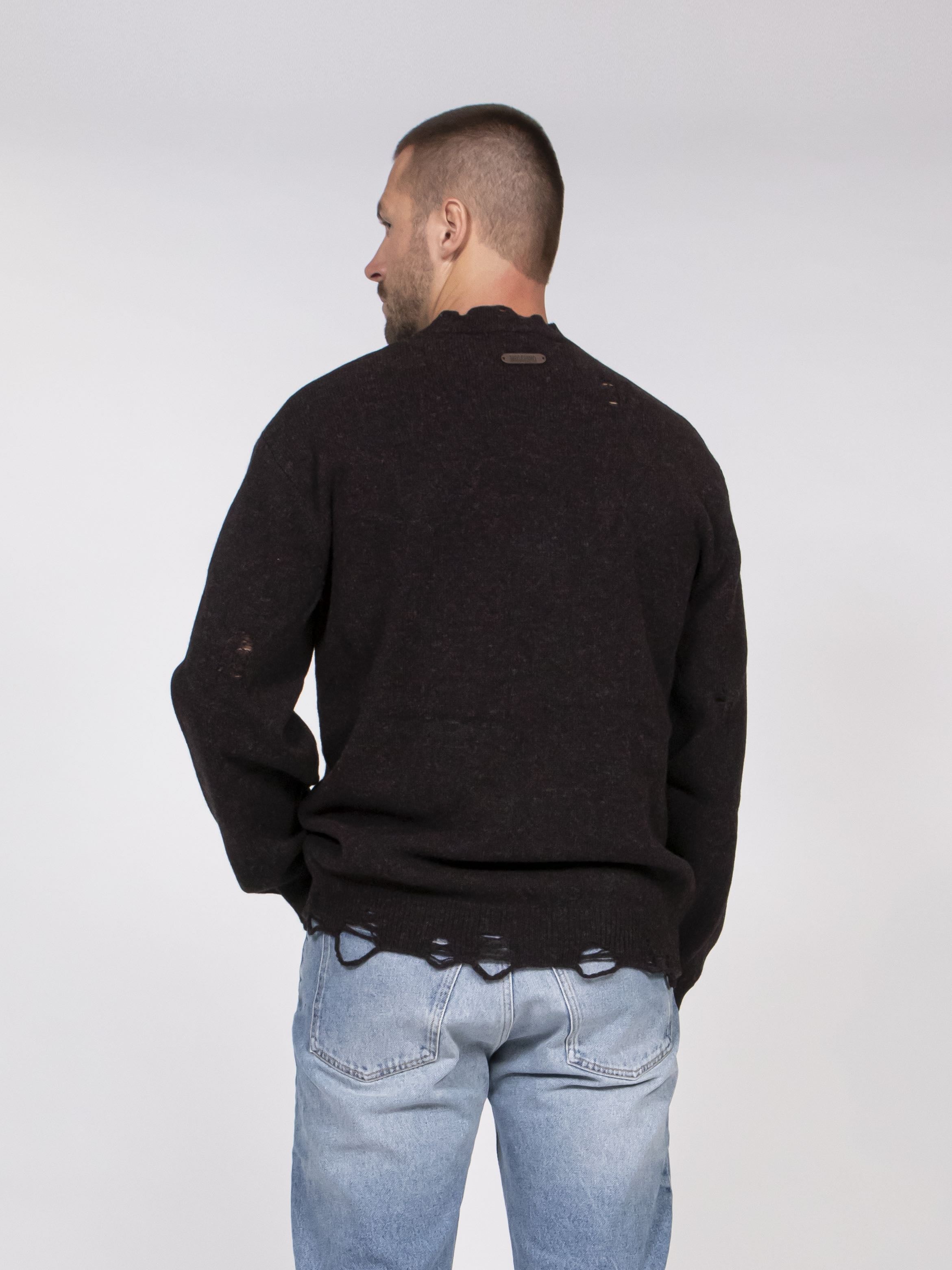 Moschino Maglia Shetland 0102 MARRONE