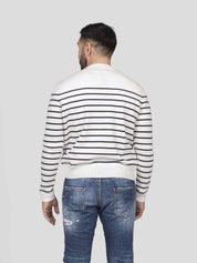 Dsquared2 Maglia Striped Knit 962 NAVY BLUE