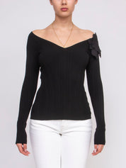 Elisabetta Franchi Maglia Tricot 110 NERO