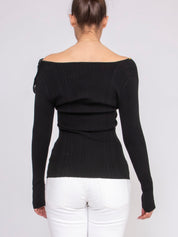 Elisabetta Franchi Maglia Tricot 110 NERO