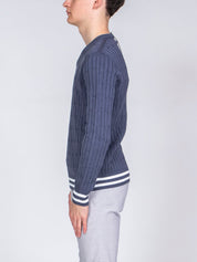 Peserico Maglia Tricot A60 BLU AVIO