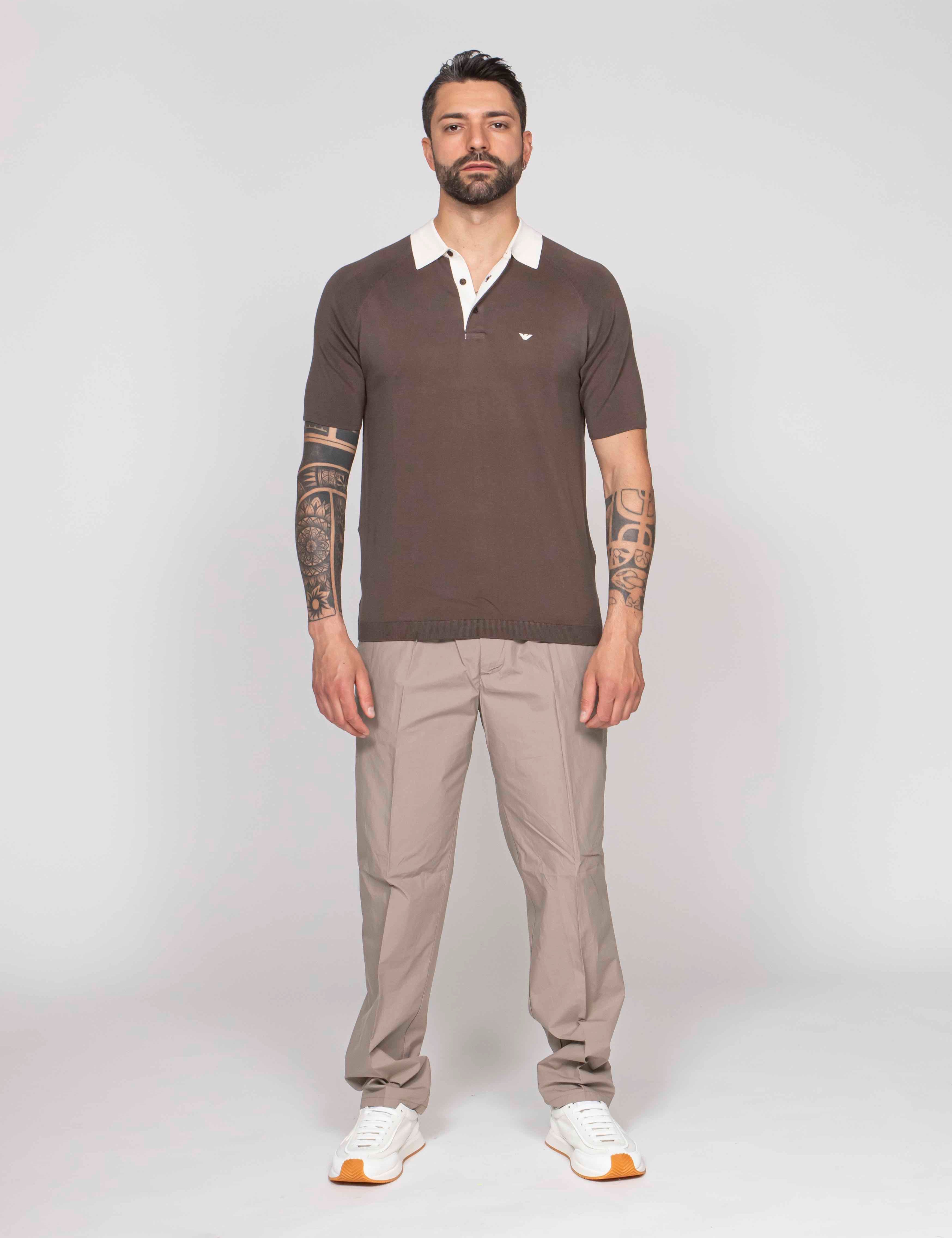 Emporio Armani Maglia U6200 MAJOR BROWN