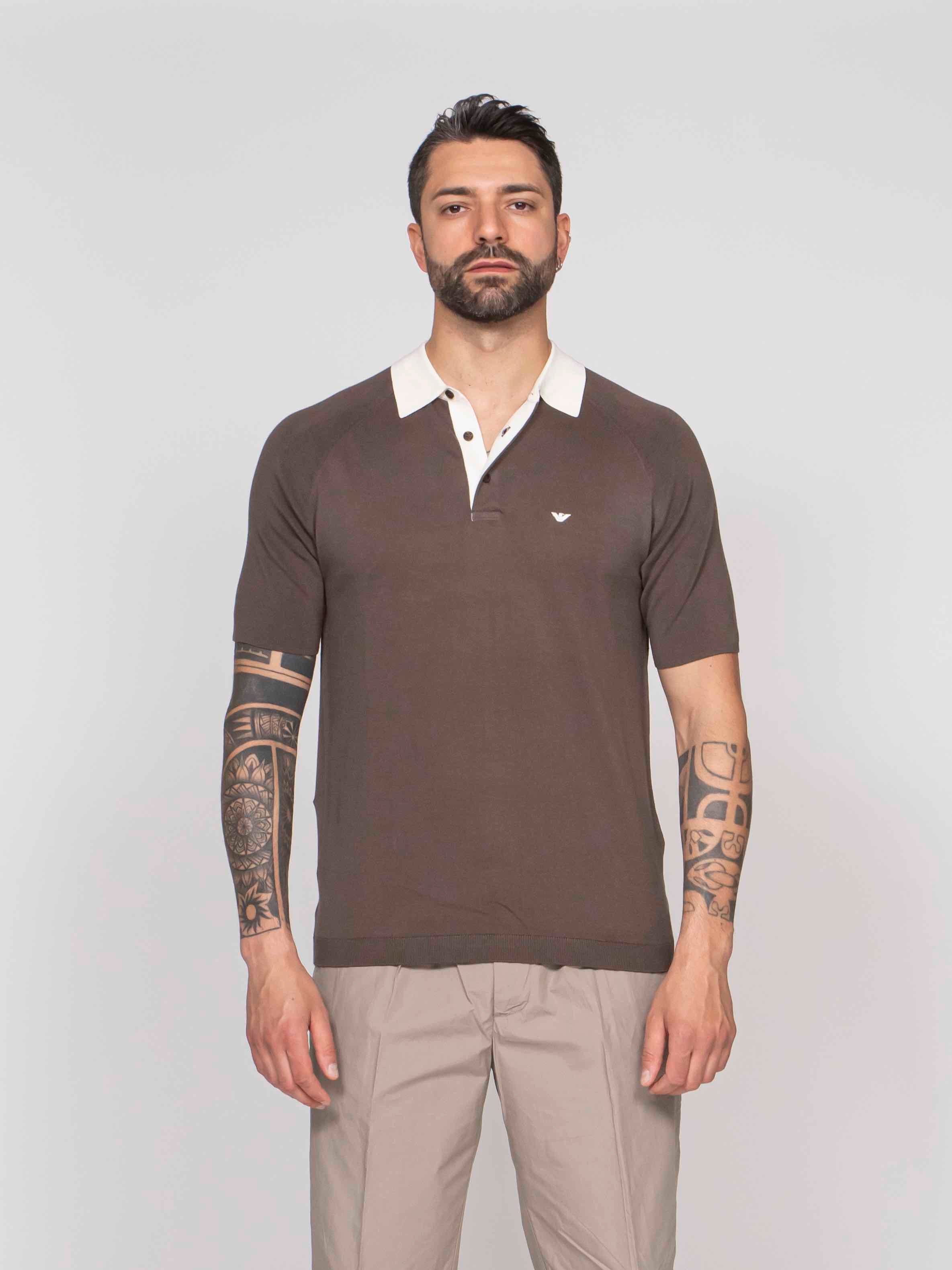 Emporio Armani Maglia U6200 MAJOR BROWN