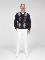 Paolo Pecora Maglia U681 BLU GRIGIO