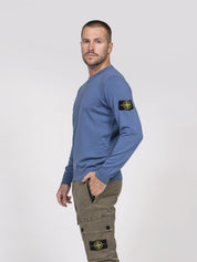 Stone Island Maglia V002B BLUE ACCIAIO