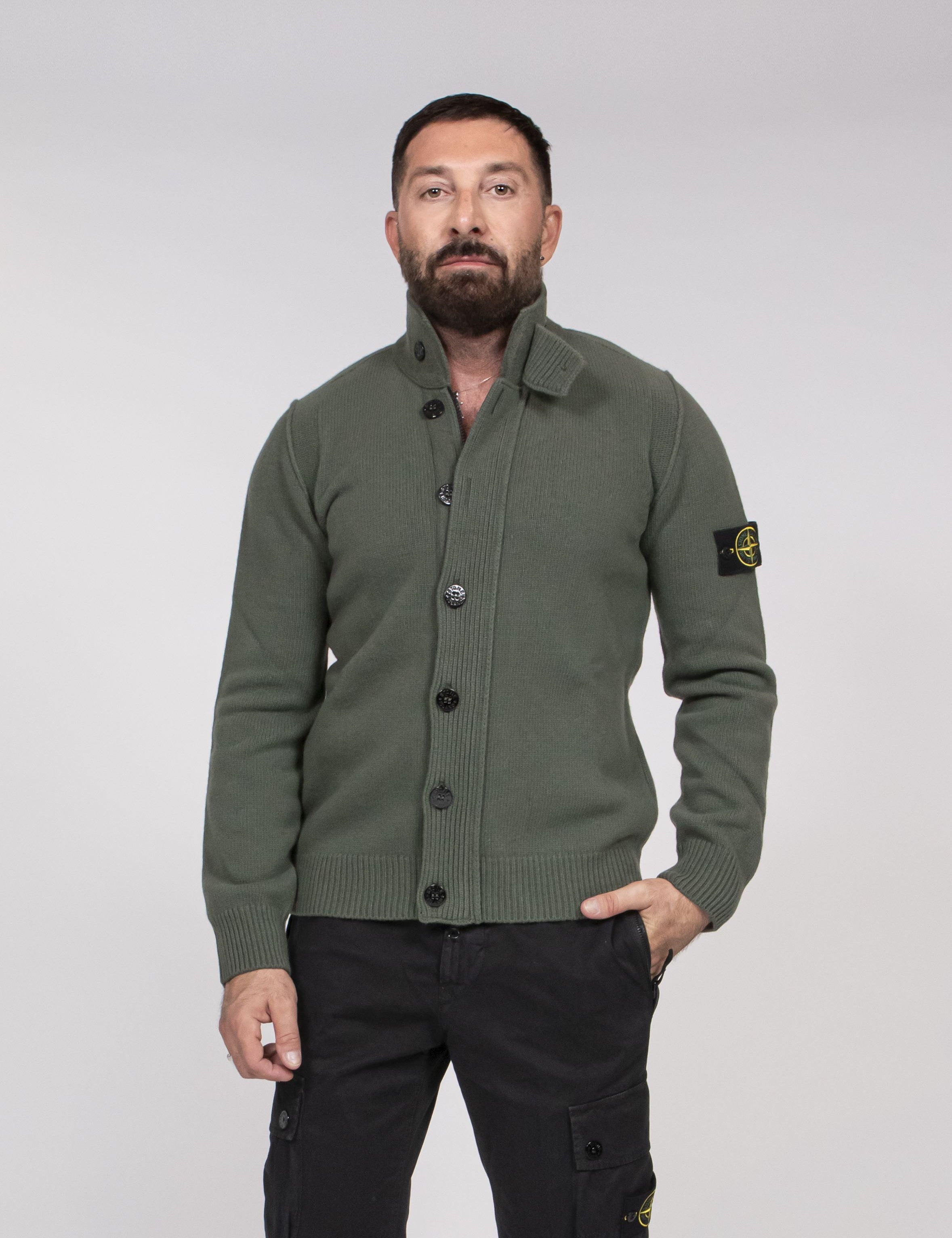 Stone Island Maglia V0054 MILITARY GREEN