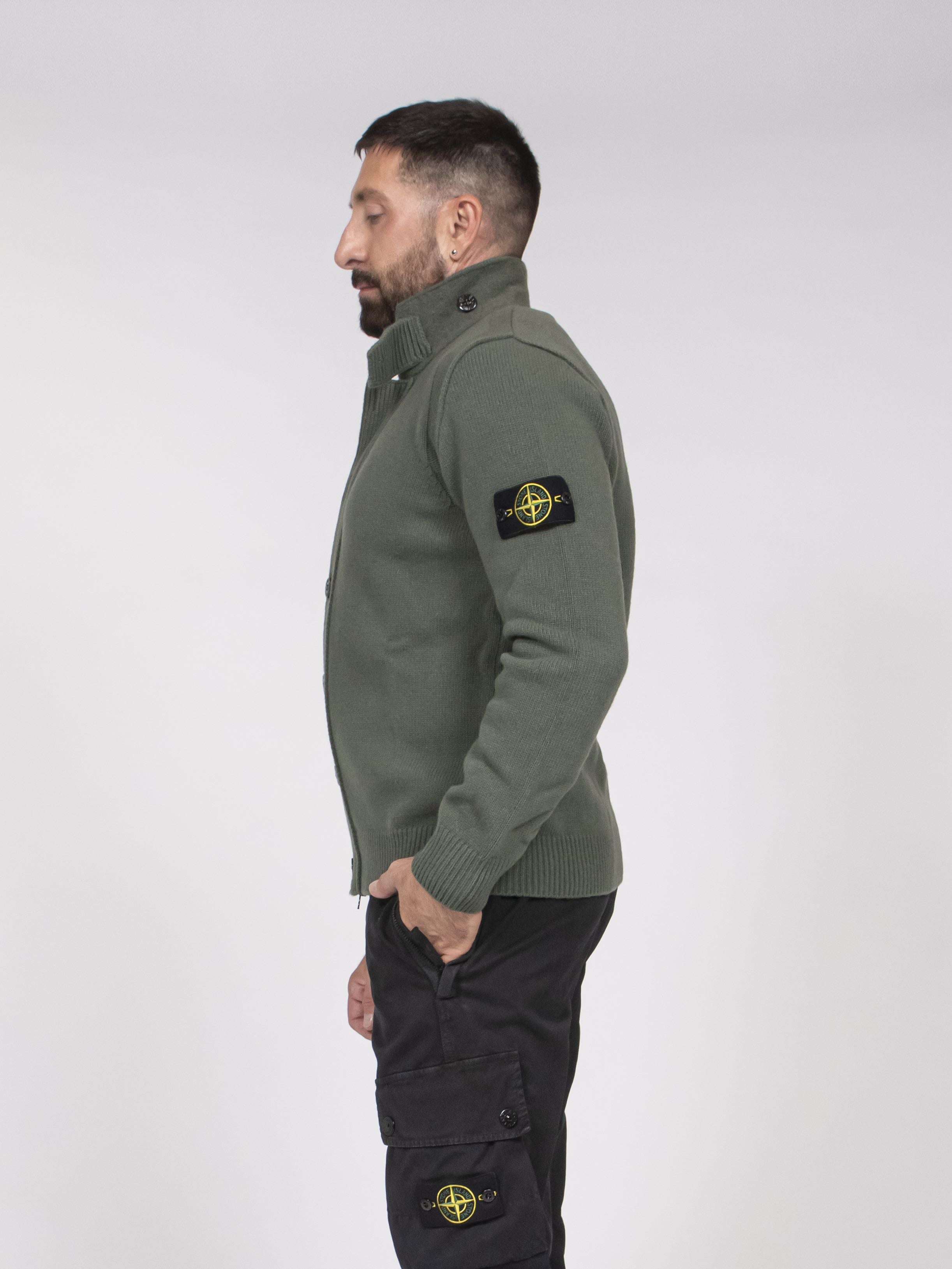 Stone Island Maglia V0054 MILITARY GREEN