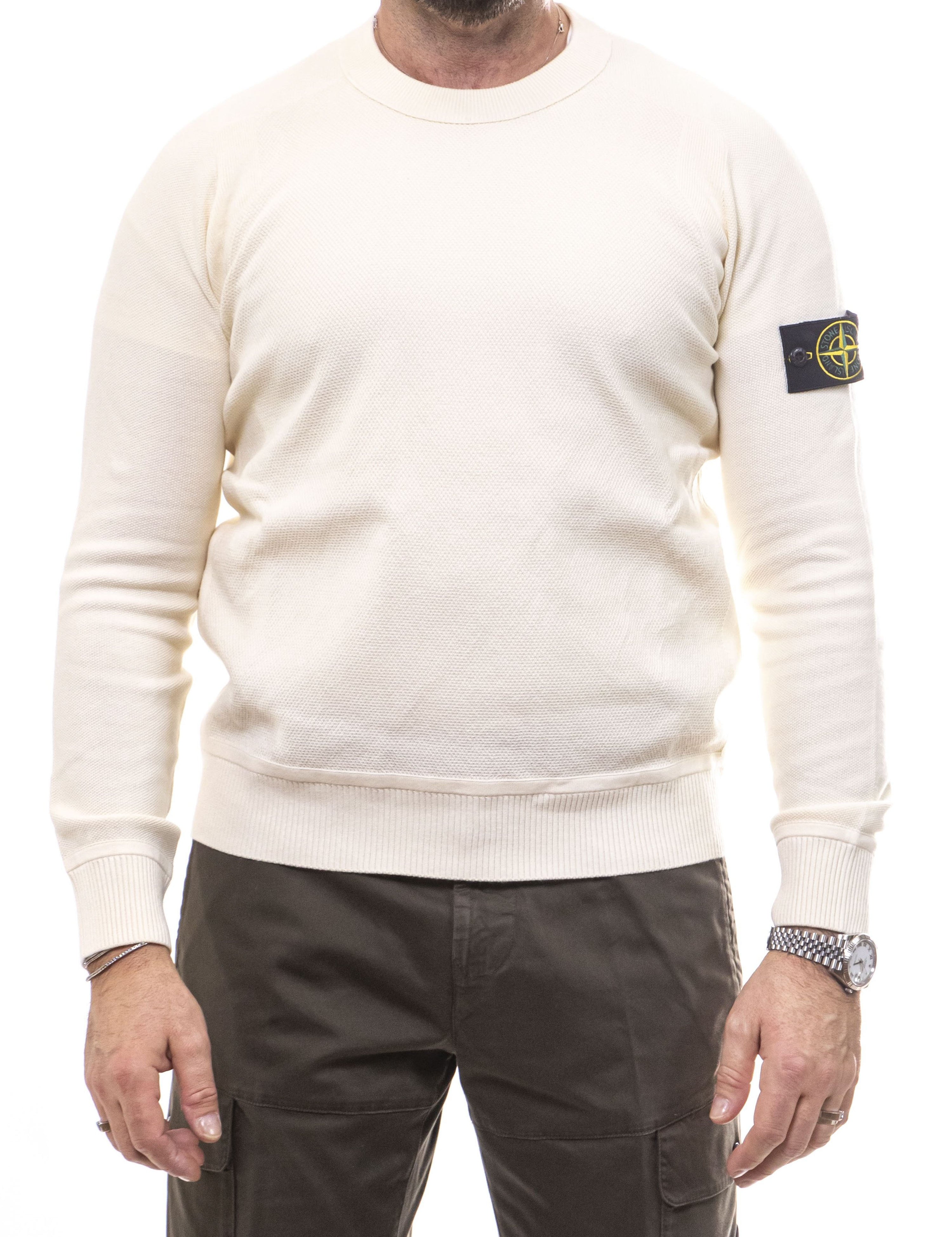 Stone Island Maglia V0093 AVORIO