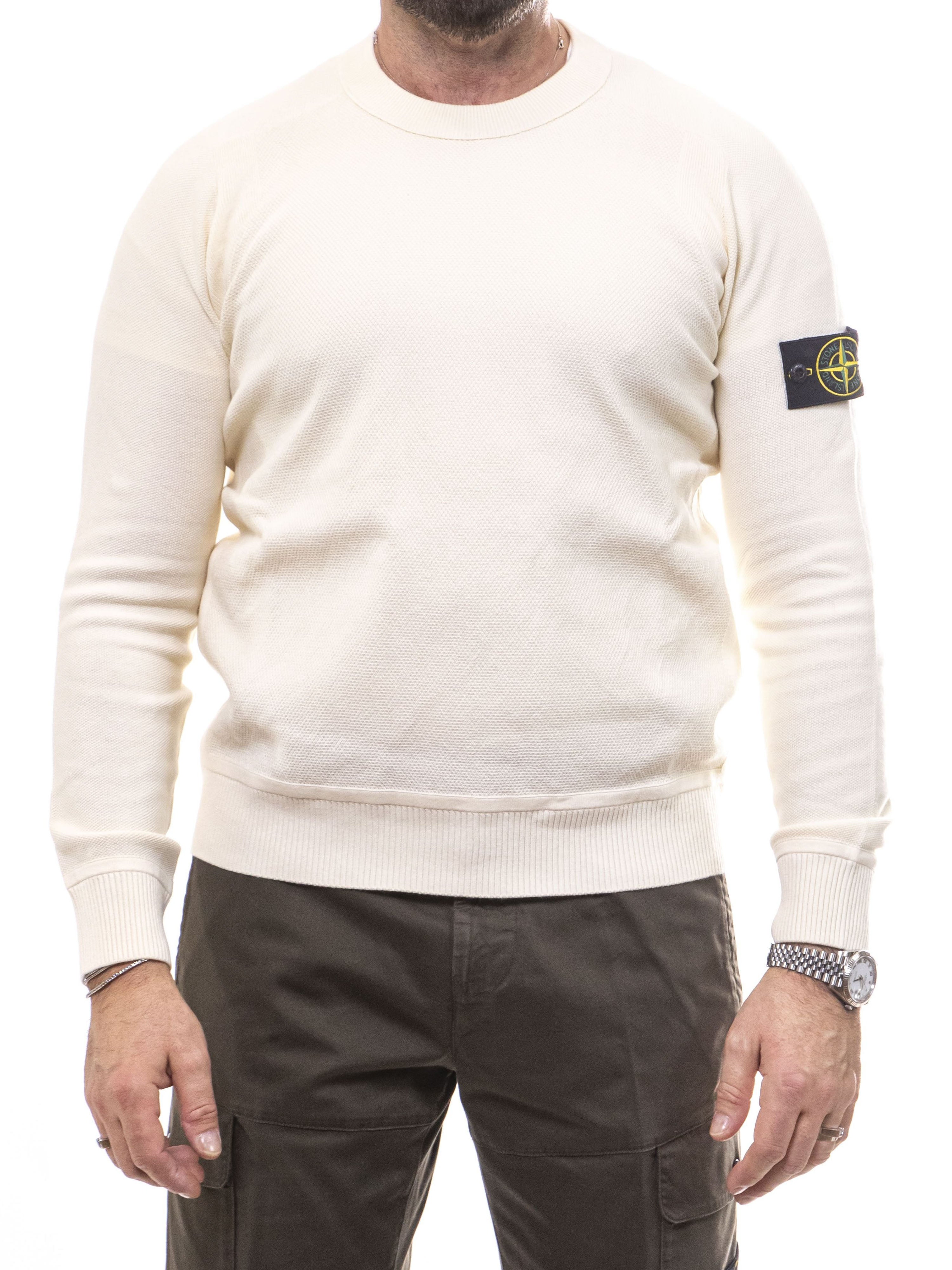 Stone Island Maglia V0093 AVORIO