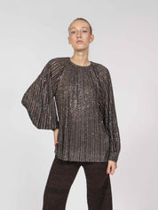 Missoni Maglione Crewneck S80E3  BROWN BLACK
