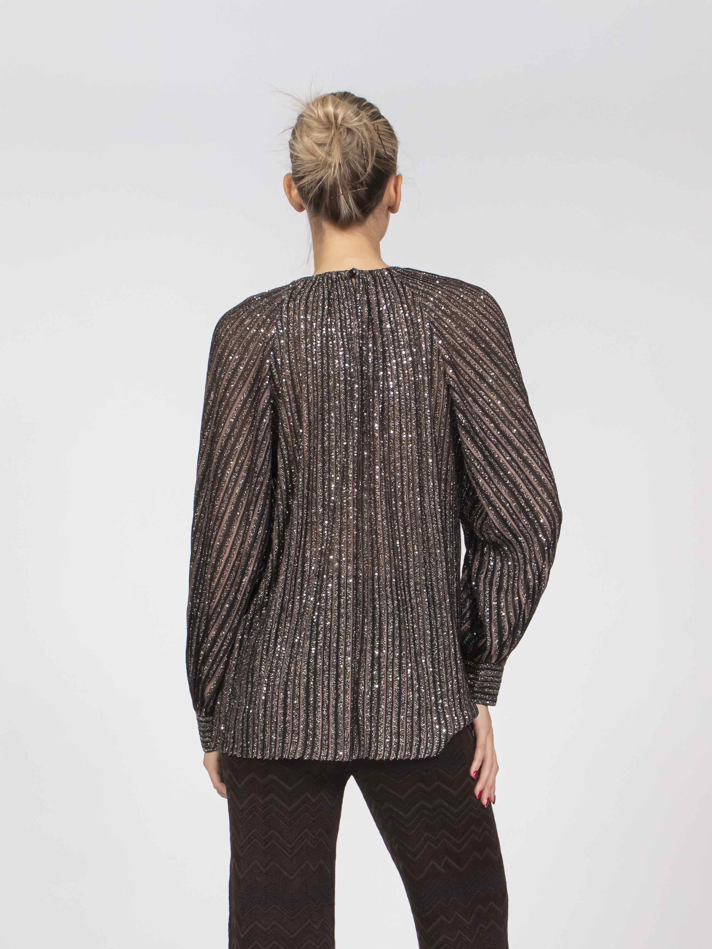 Missoni Maglione Crewneck S80E3  BROWN BLACK
