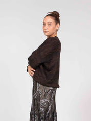 Missoni Maglione V-neck S80E1 SOLID COLORROWN