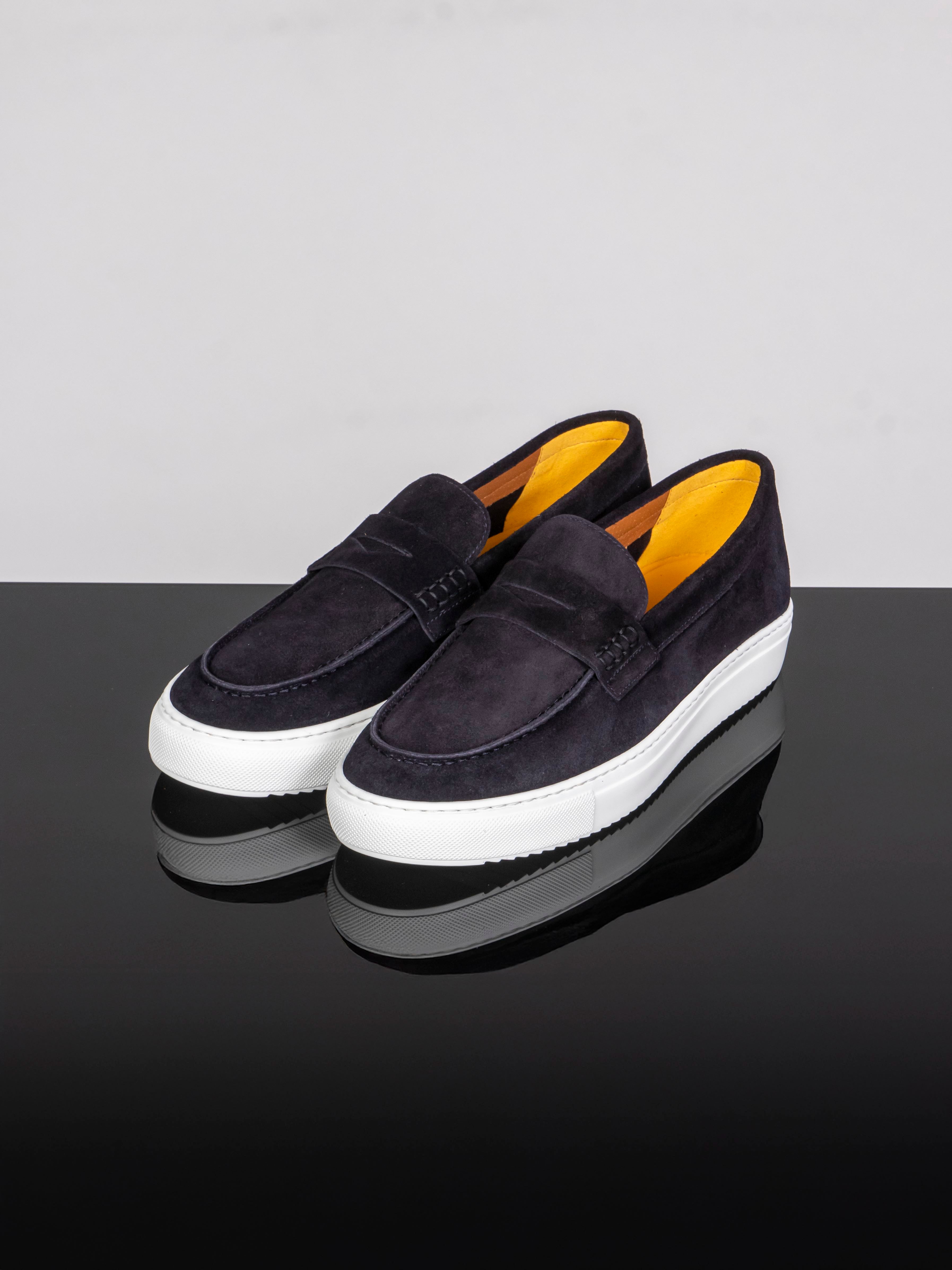 Doucal’s Mocassino Penny IB00 BLU