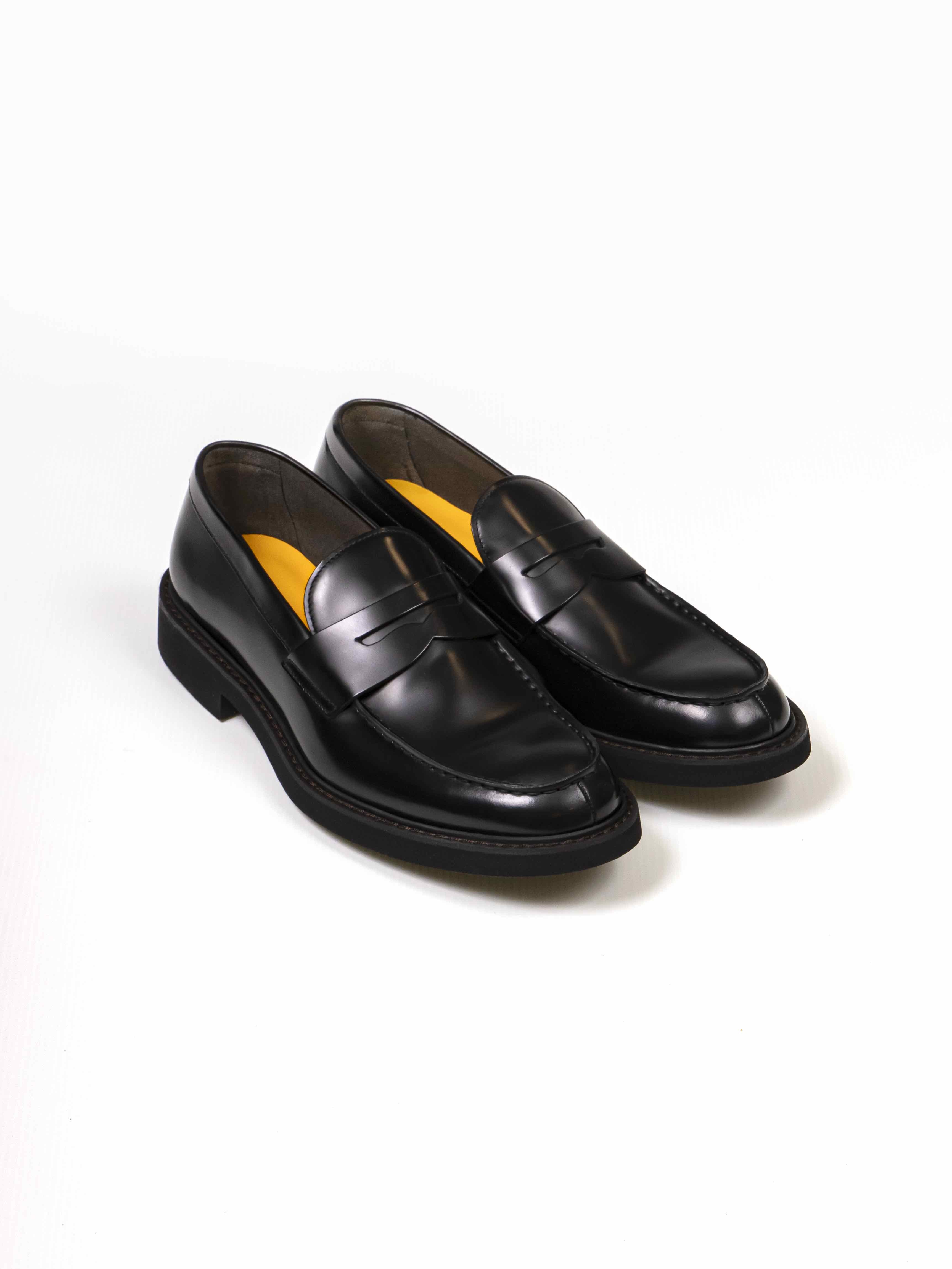 Doucal’s Mocassino Penny NN00 NERO+F.DO NERO