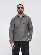 Stone Island Overshirt Ghost V0067 DARK GREY