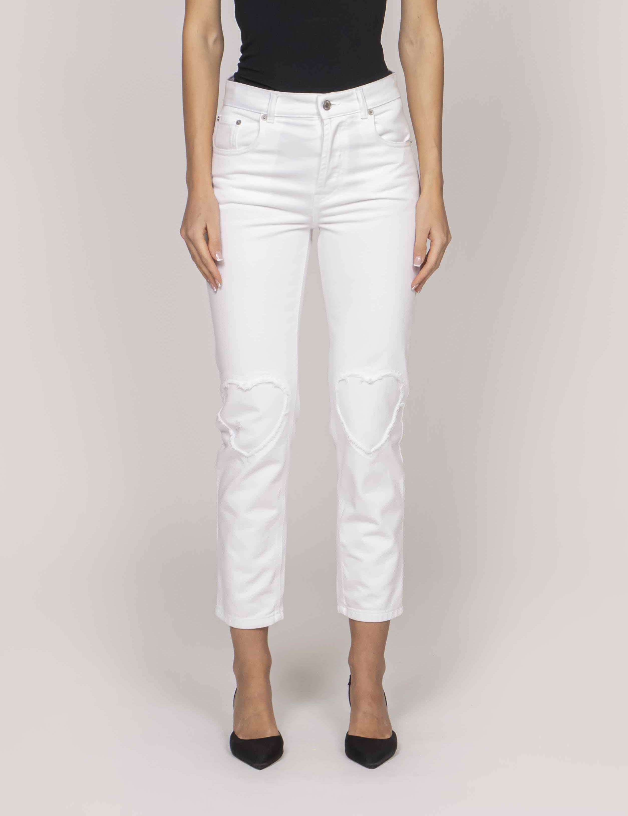 Moschino Pantalone 0001 BIANCO