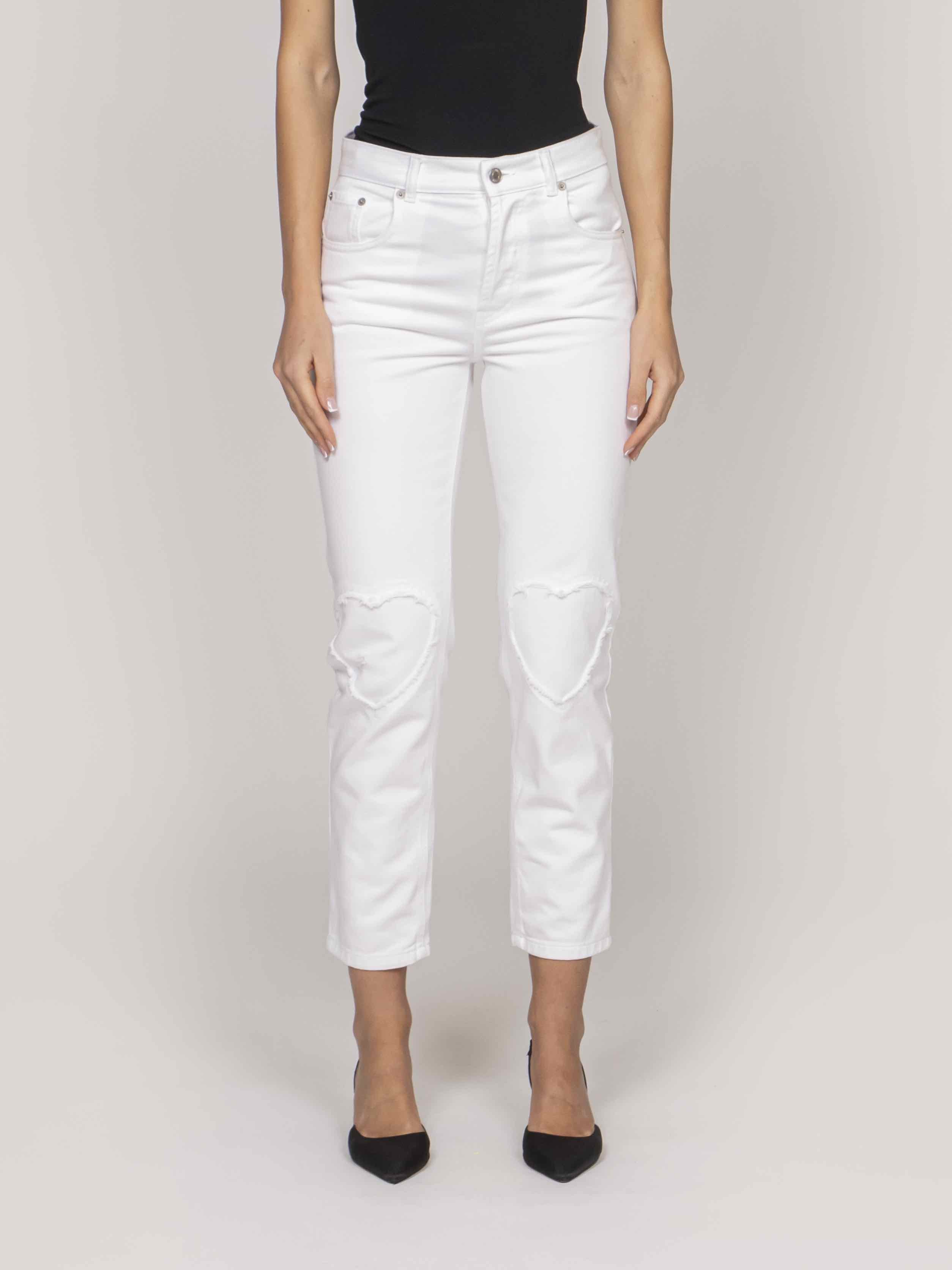 Moschino Pantalone 0001 BIANCO