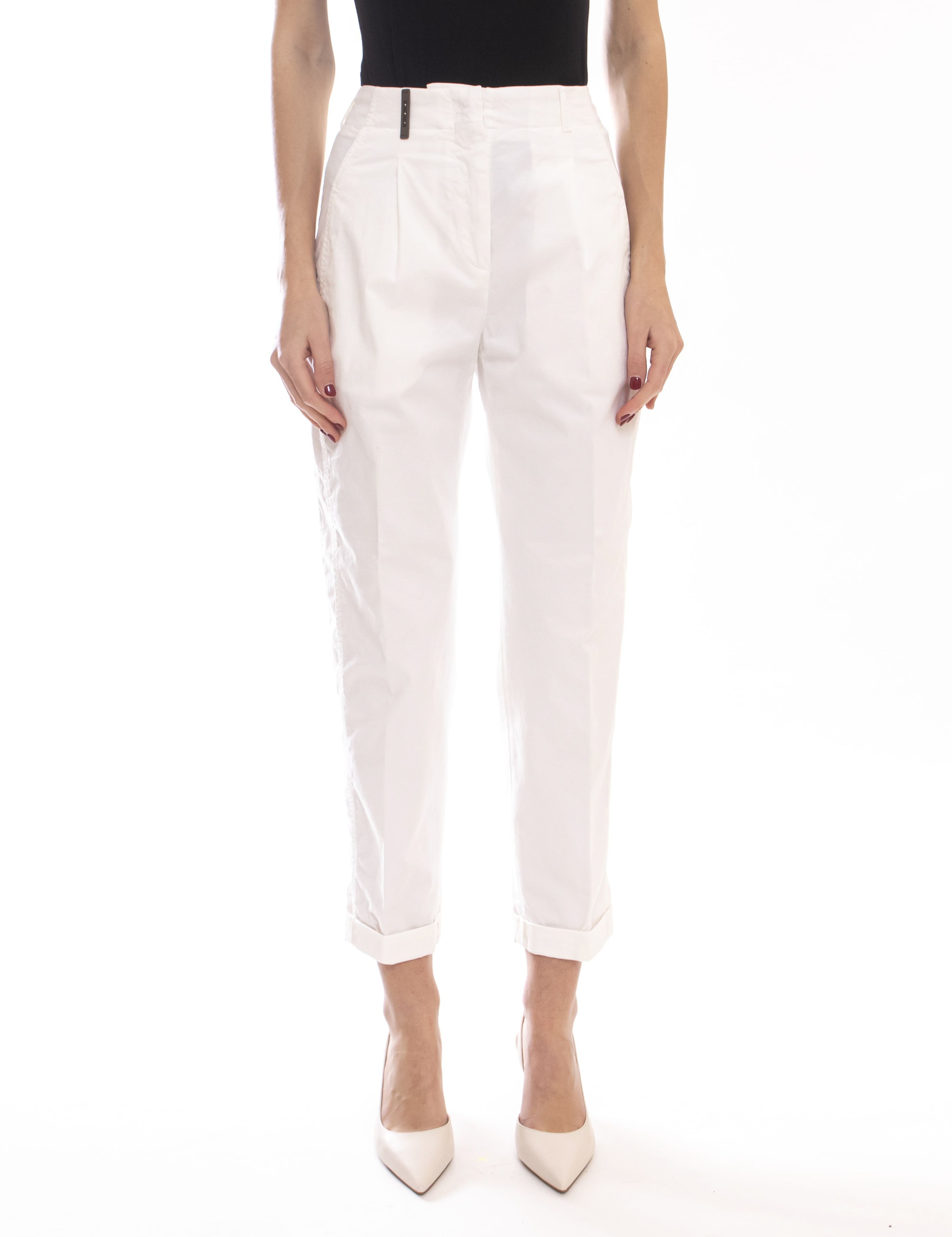 Peserico Pantalone 002 BIANCO NUVOLA