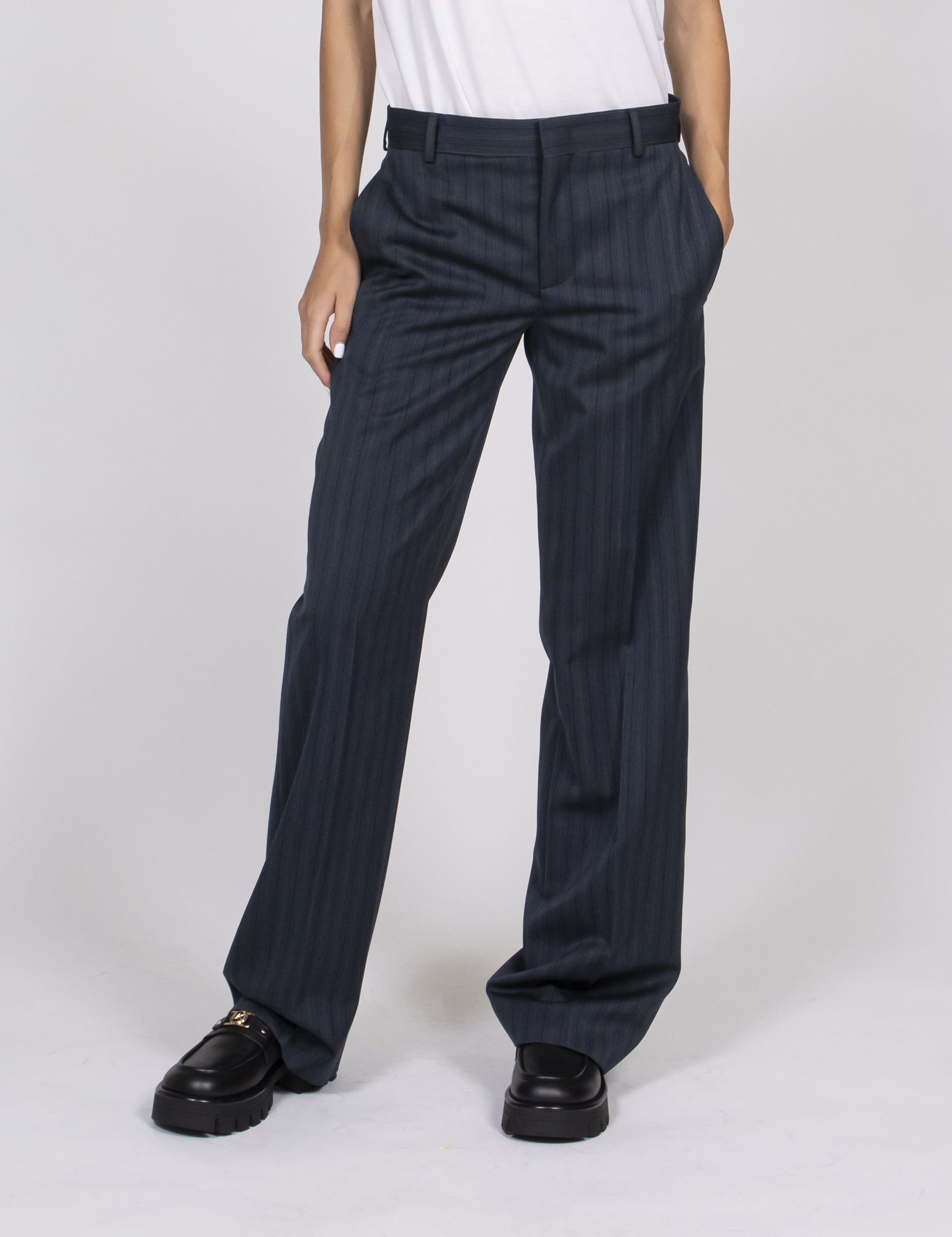 Moschino Pantalone 1290 RIGATO BLU